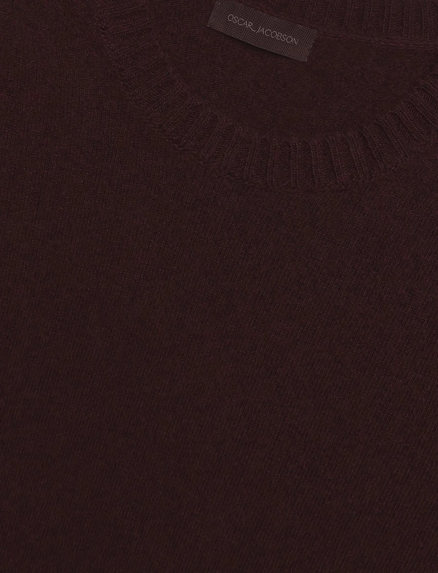 Oscar Jacobson - Valter Roundneck - round necks - cherry red - 2