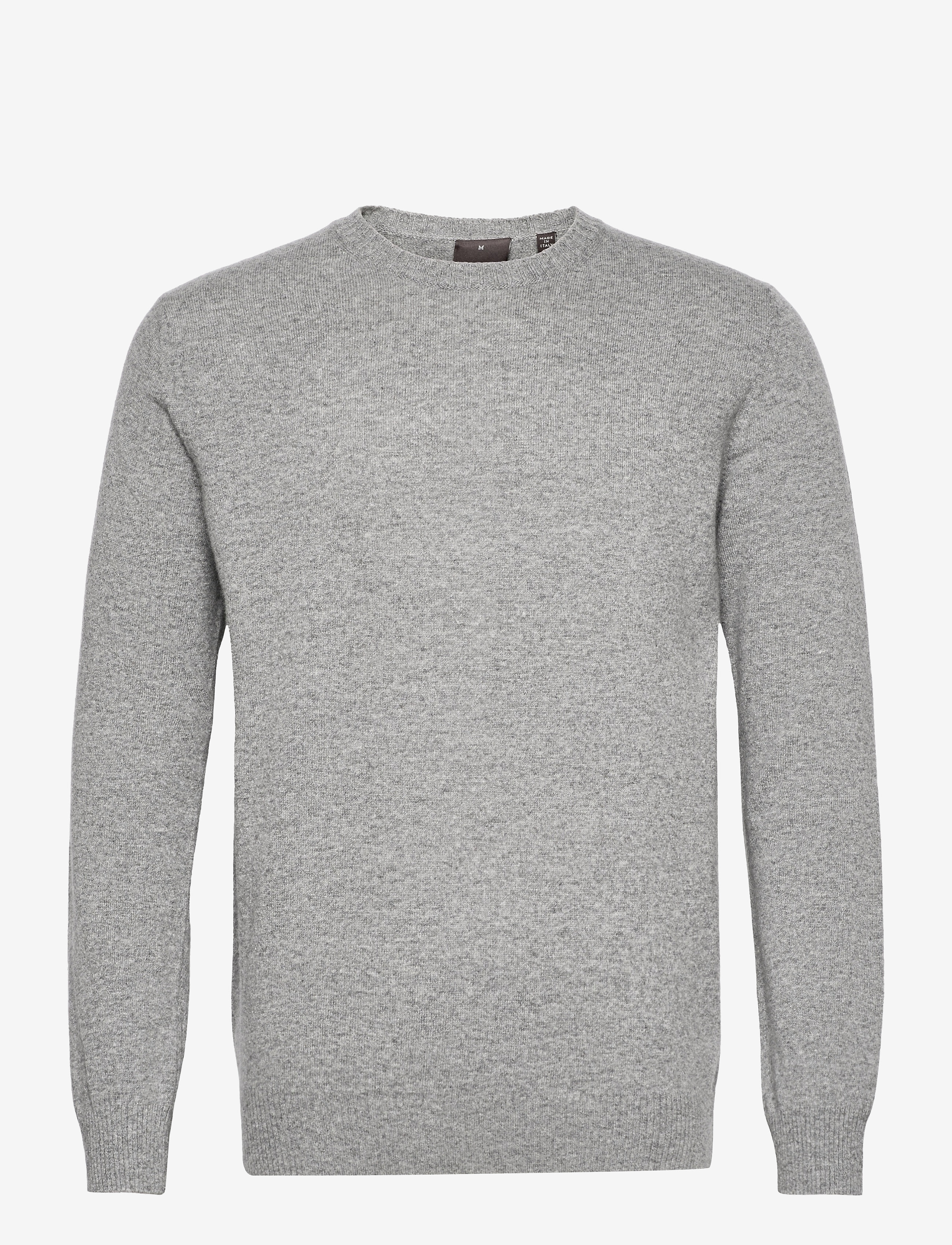 Oscar Jacobson Valter Roundneck, XXL, Grey, Strik > Runde Halse, Herre