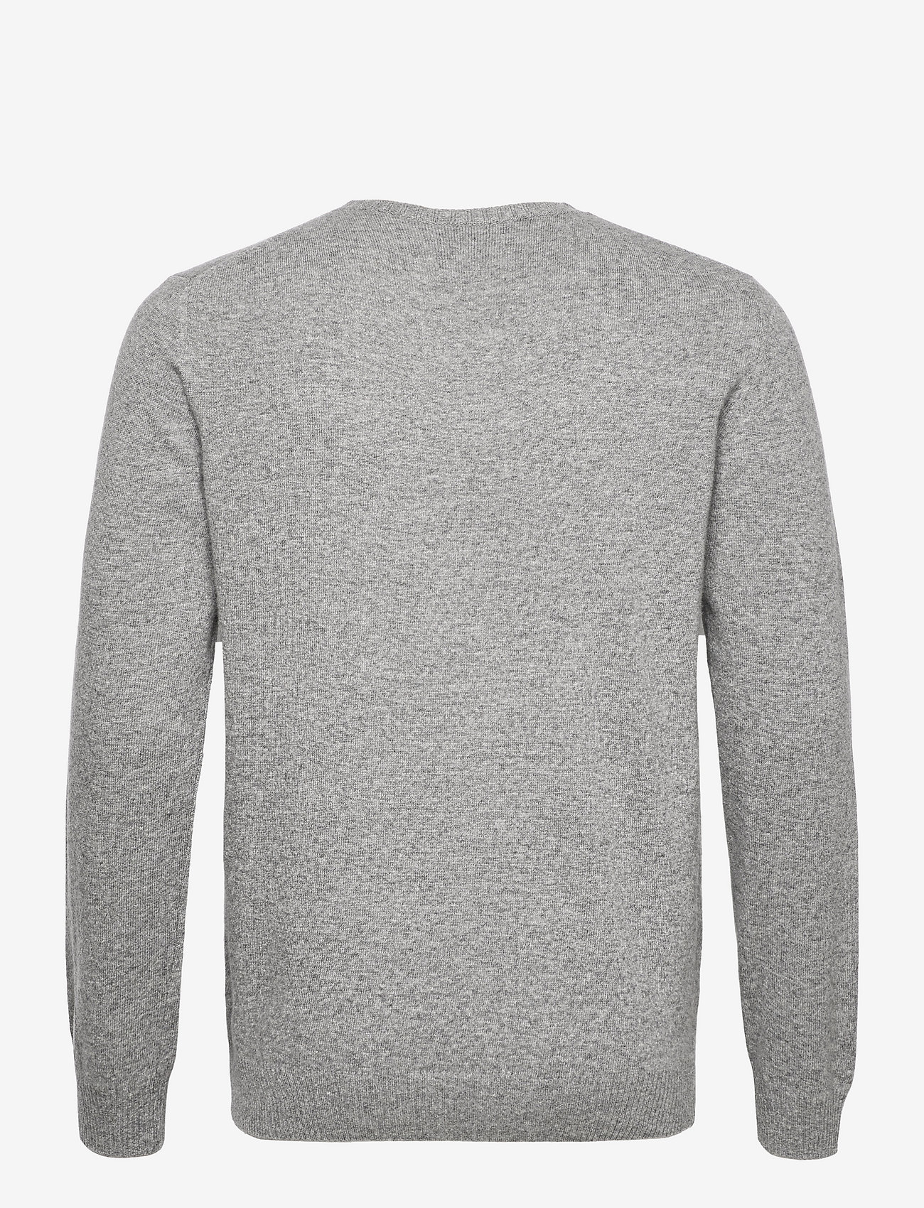 Oscar Jacobson - Valter Roundneck - rundhals - grey melange - 1