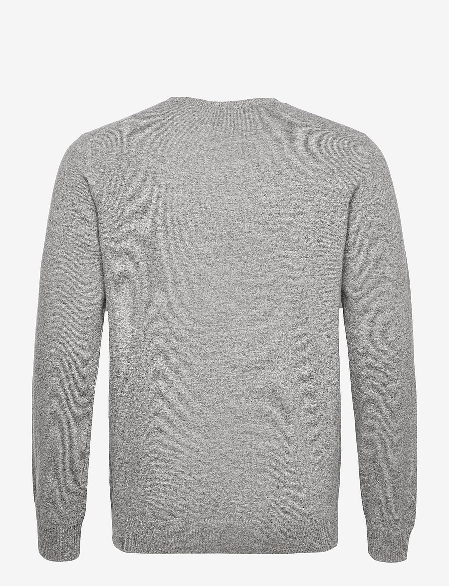 Oscar Jacobson - Valter Roundneck - rundhals - grey melange - 1