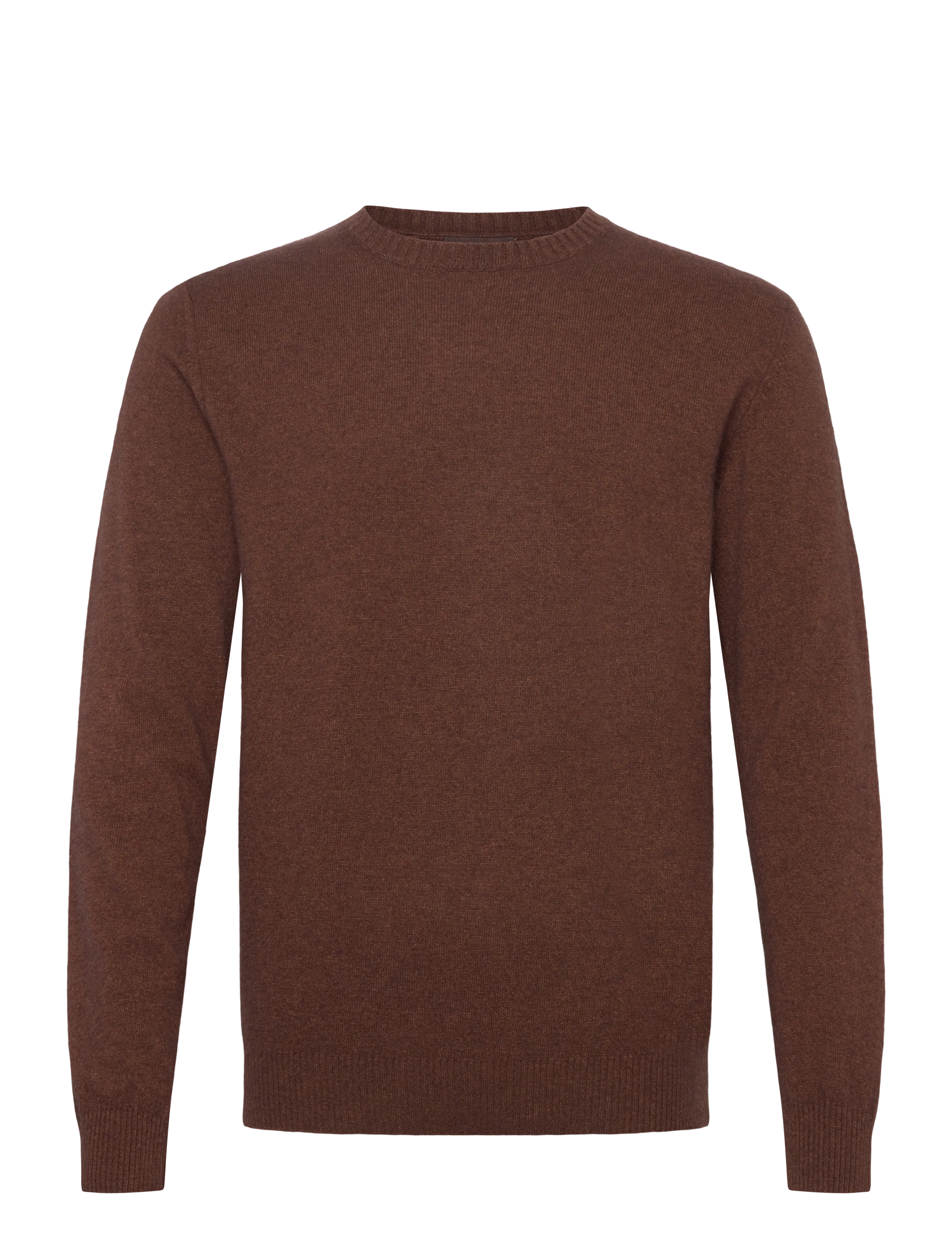 Oscar Jacobson Valter Roundneck, M, Brown, Strik > Runde Halse, Herre