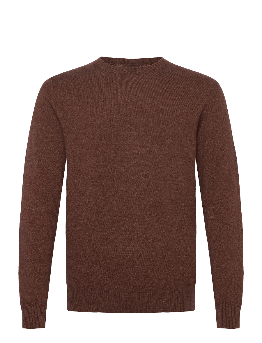Oscar Jacobson - Valter Roundneck - Ümara kaelusega - mud brown - 0