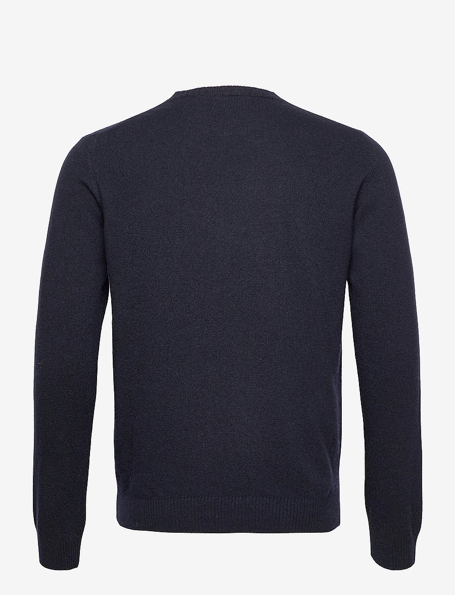 Oscar Jacobson - Valter Roundneck - Ümmarguse kaelusega kudumid - navy - 1
