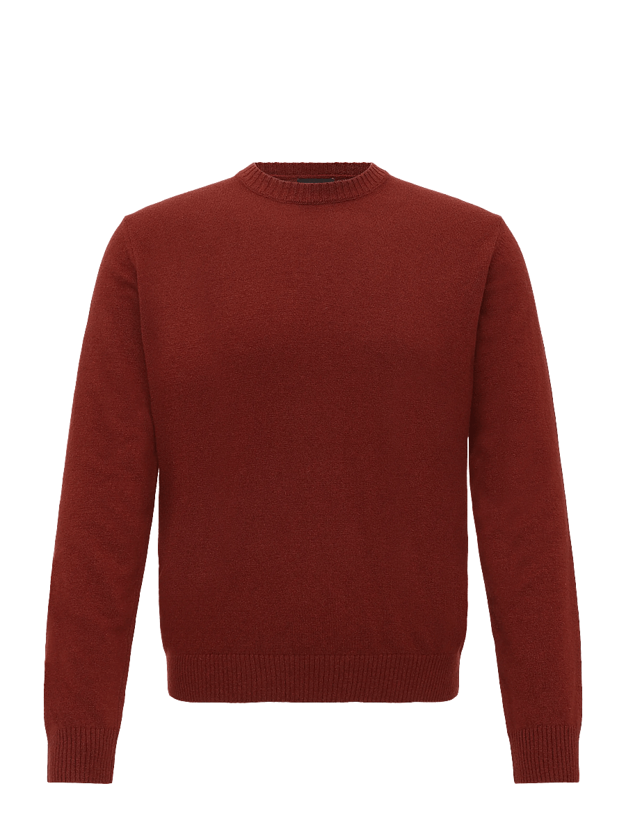 Oscar Jacobson - Valter Roundneck - round necks - orange rust - 0