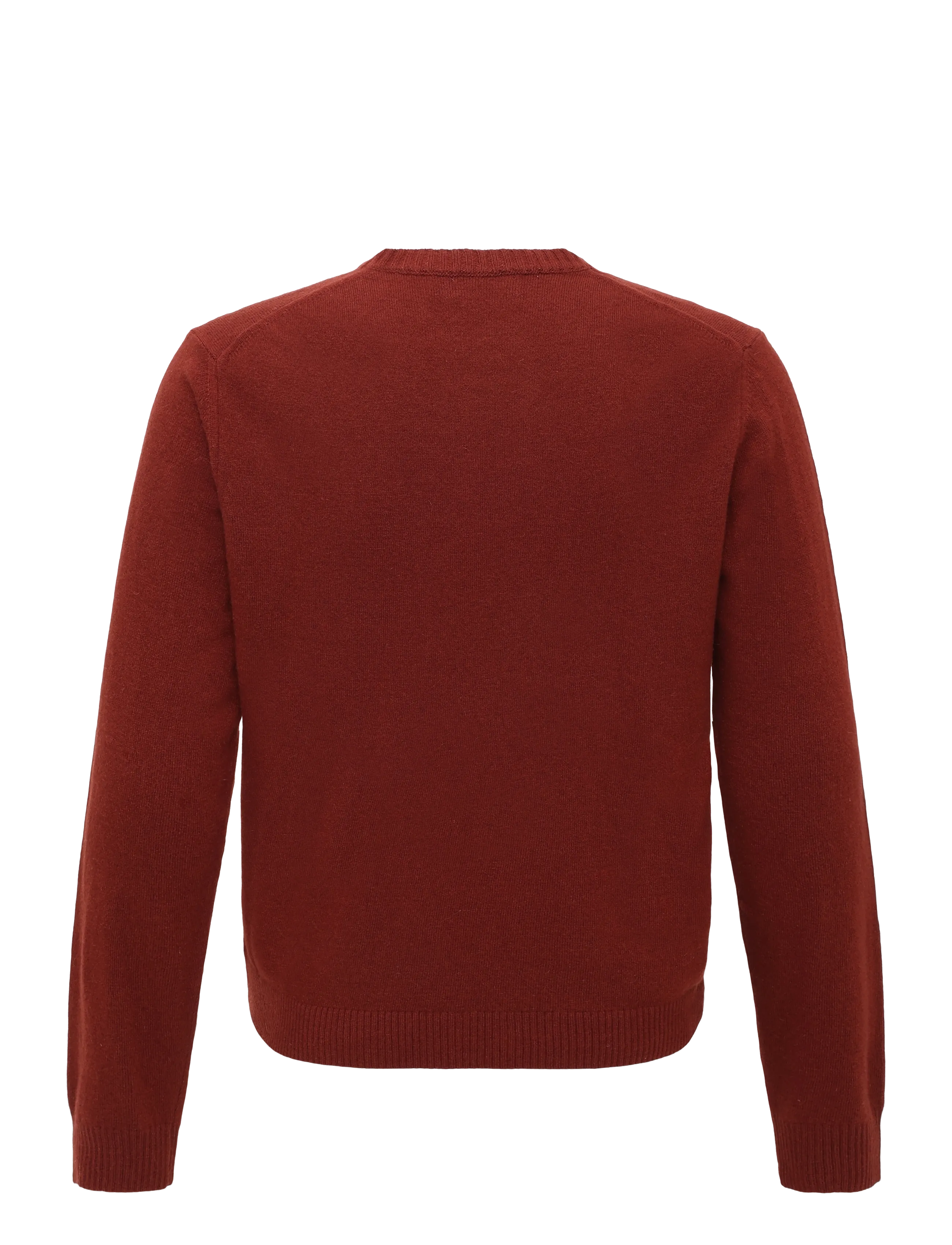 Oscar Jacobson - Valter Roundneck - round necks - orange rust - 1