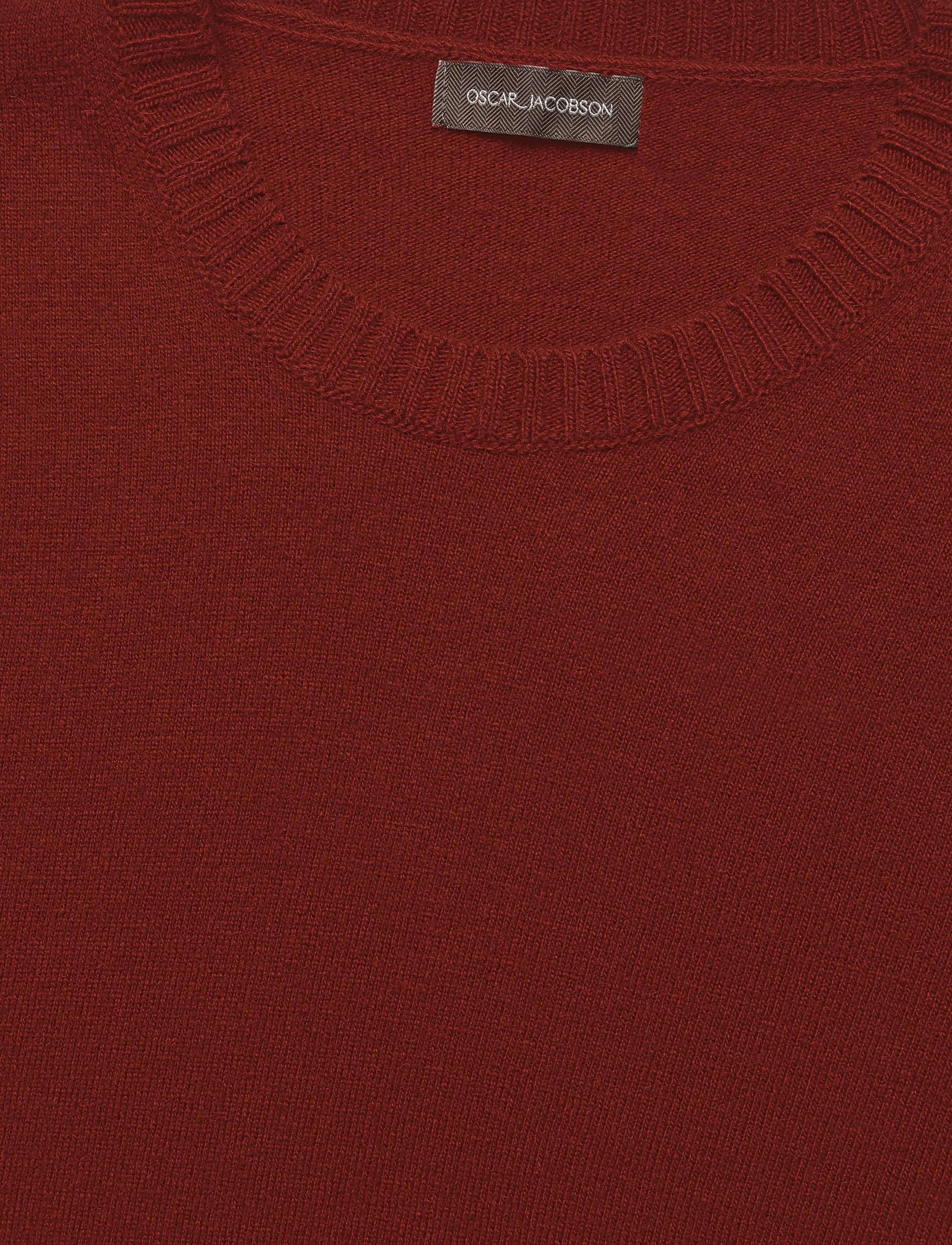 Oscar Jacobson - Valter Roundneck - round necks - orange rust - 2