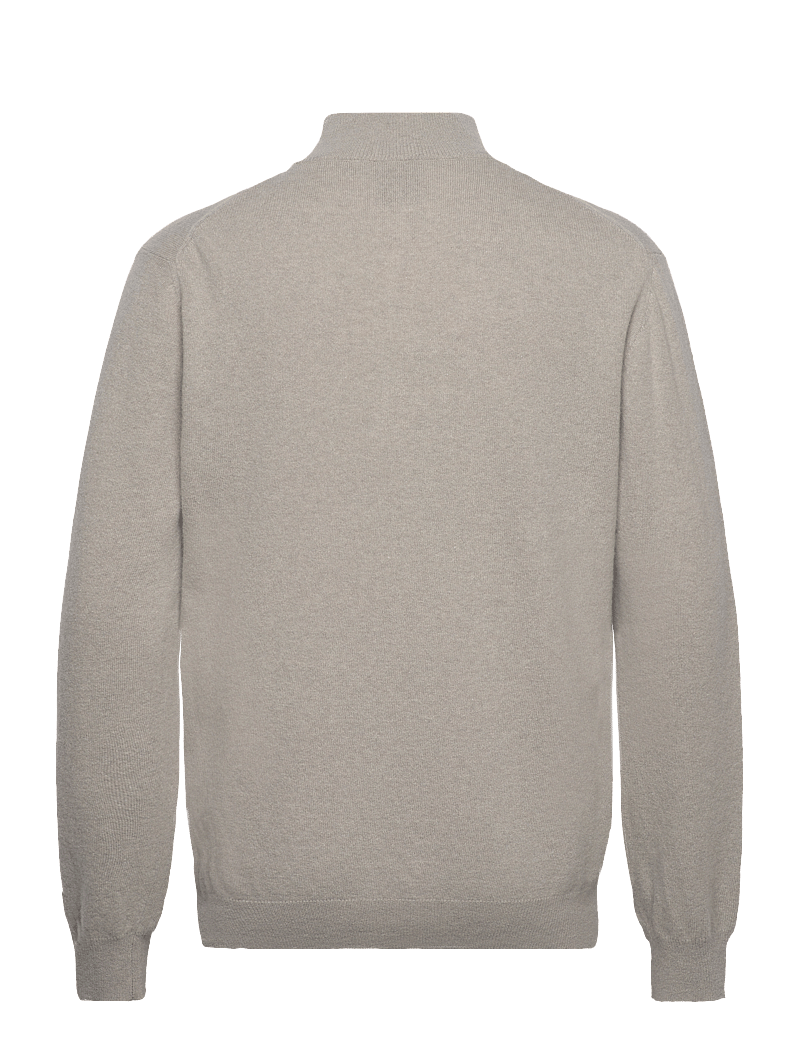 Oscar Jacobson - Patton Half Zip - tõmblukk-kaelusega dressipluusid - brick beige - 1