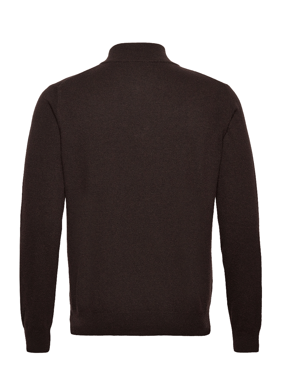 Oscar Jacobson - Patton Half Zip - half zip-tröjor - brown flannel - 1