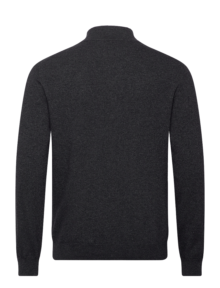 Oscar Jacobson - Patton Half Zip - half zip jumpers - dark grey - 2