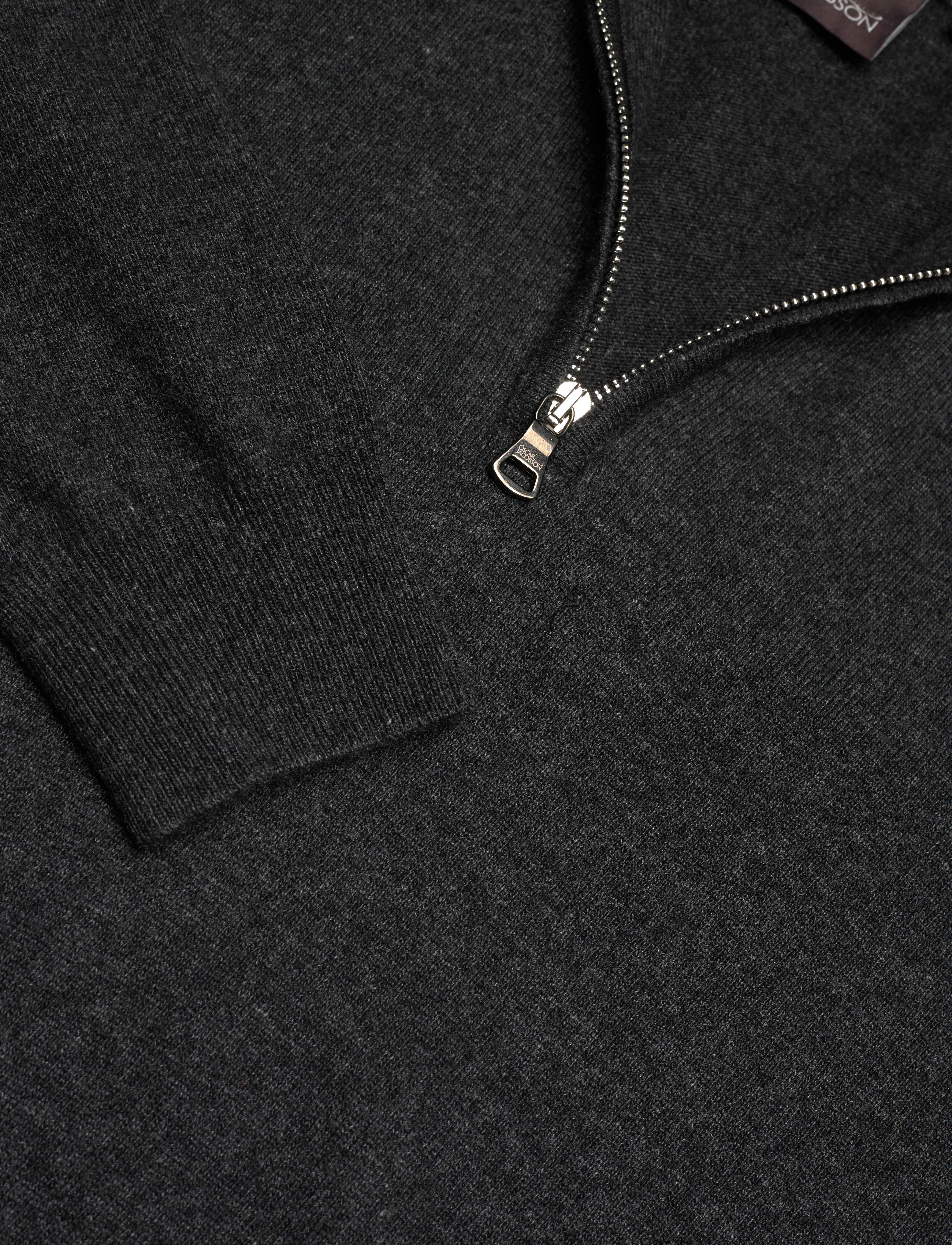 Oscar Jacobson - Patton Half Zip - half zip-tröjor - dark grey - 2
