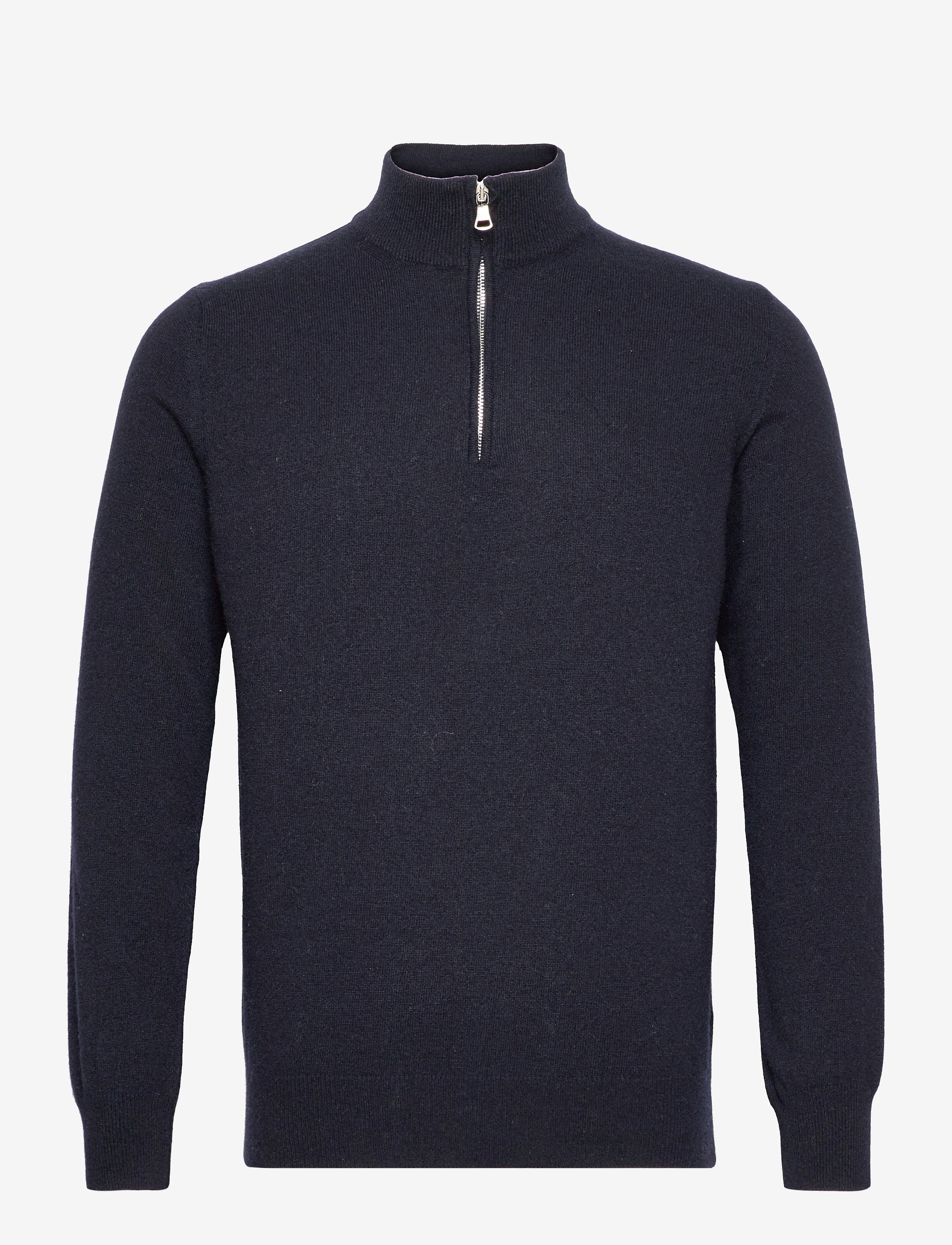 Oscar Jacobson Patton Half Zip, Mænd, Halv Zip Sweater, Navy, Str: XL