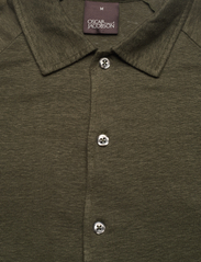 Oscar Jacobson - Albin reg shirt S-S - peruskauluspaidat - green cervo - 2