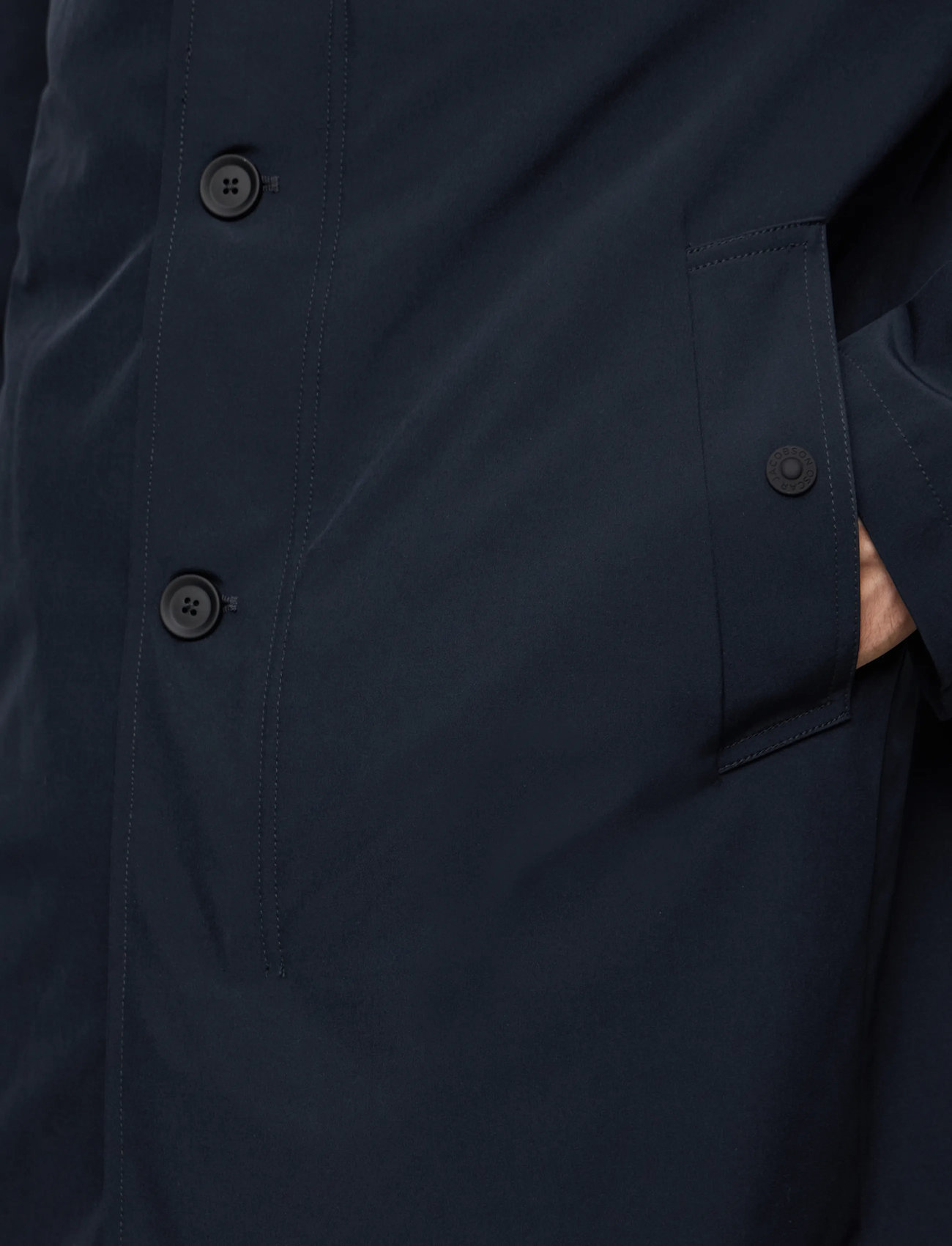 Oscar Jacobson - Johnsson Coat - tunna kappor - navy - 5