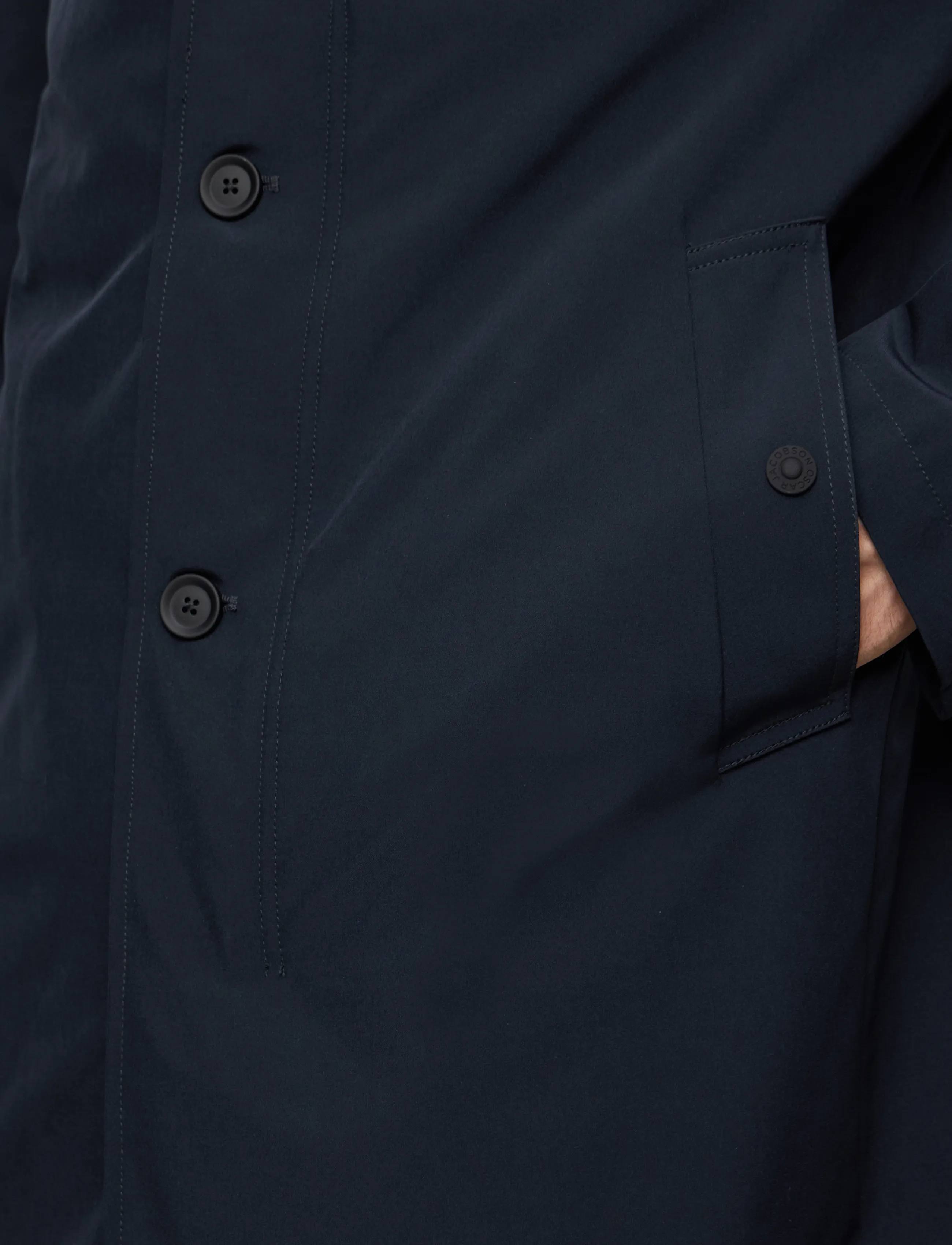 Oscar Jacobson - Johnsson Coat - tunna kappor - navy - 5