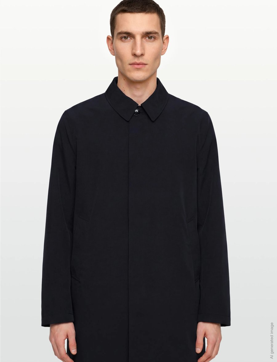 Oscar Jacobson - Car Coat - Õhukesed mantlid - navy - 3