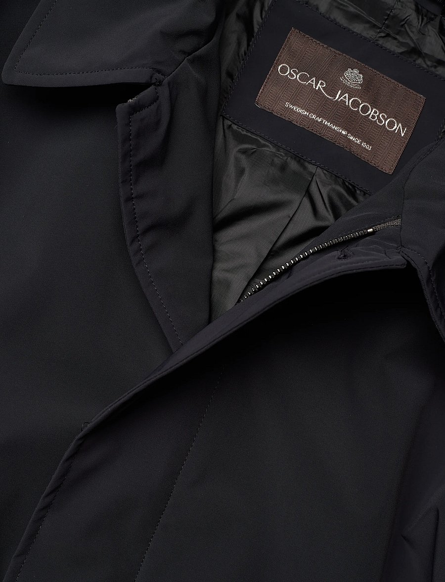 Oscar Jacobson - Car Coat - plāni mēteļi - navy - 2