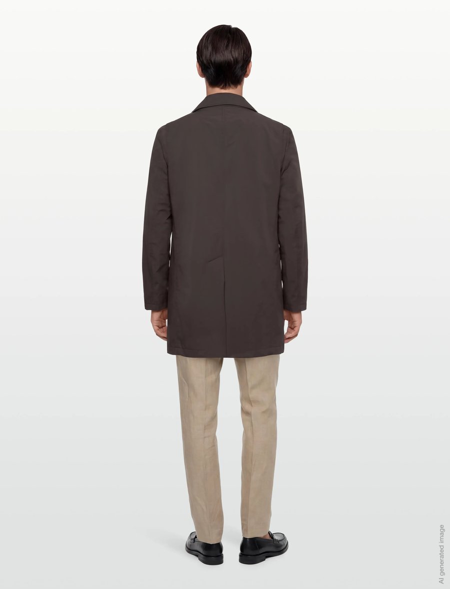 Oscar Jacobson - Car Coat - lette frakker - terra brown - 4