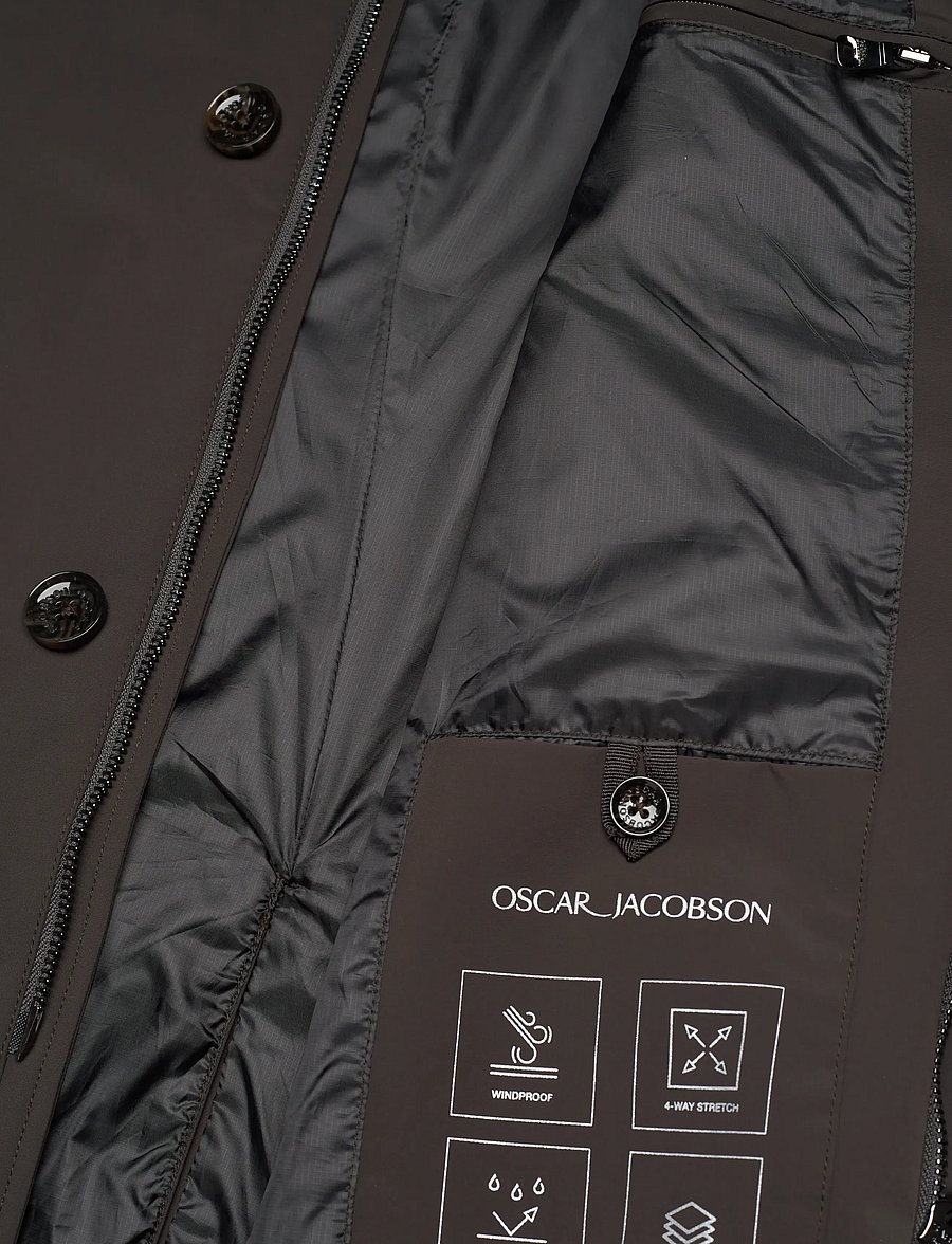 Oscar Jacobson - Car Coat - tunna kappor - terra brown - 5