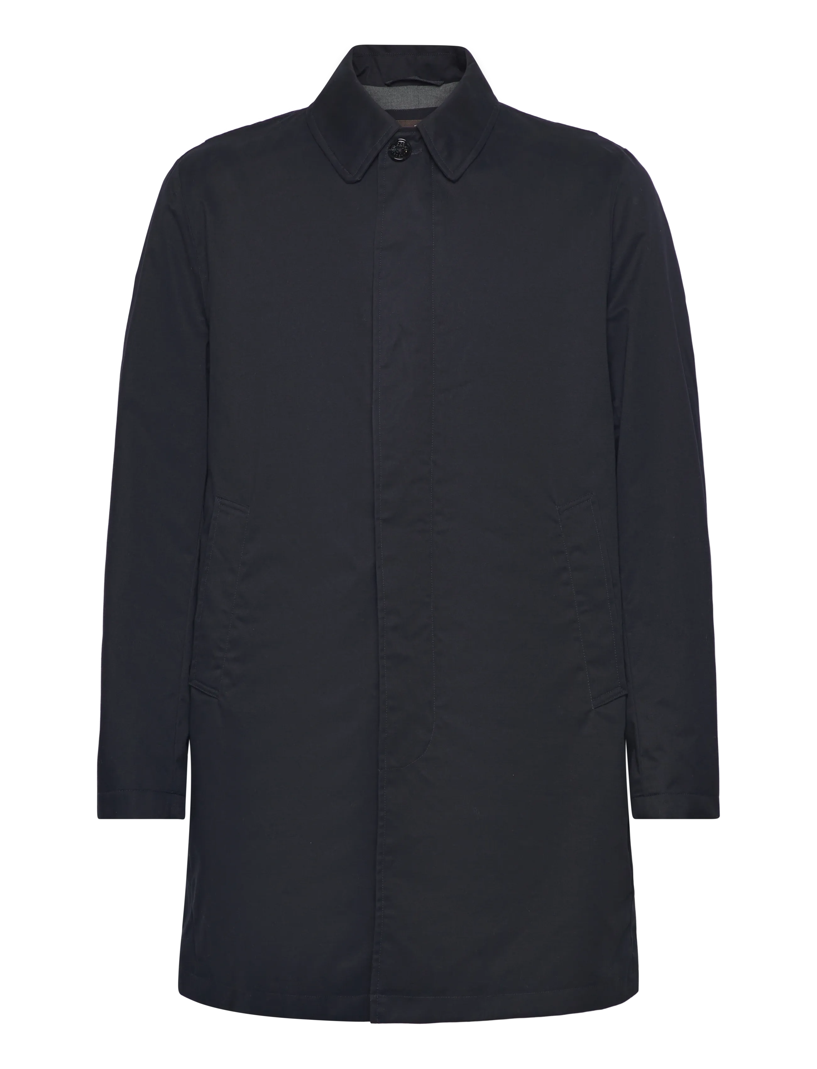Oscar Jacobson Car Coat, 50, Coats, Marineblau - Light Männerswear