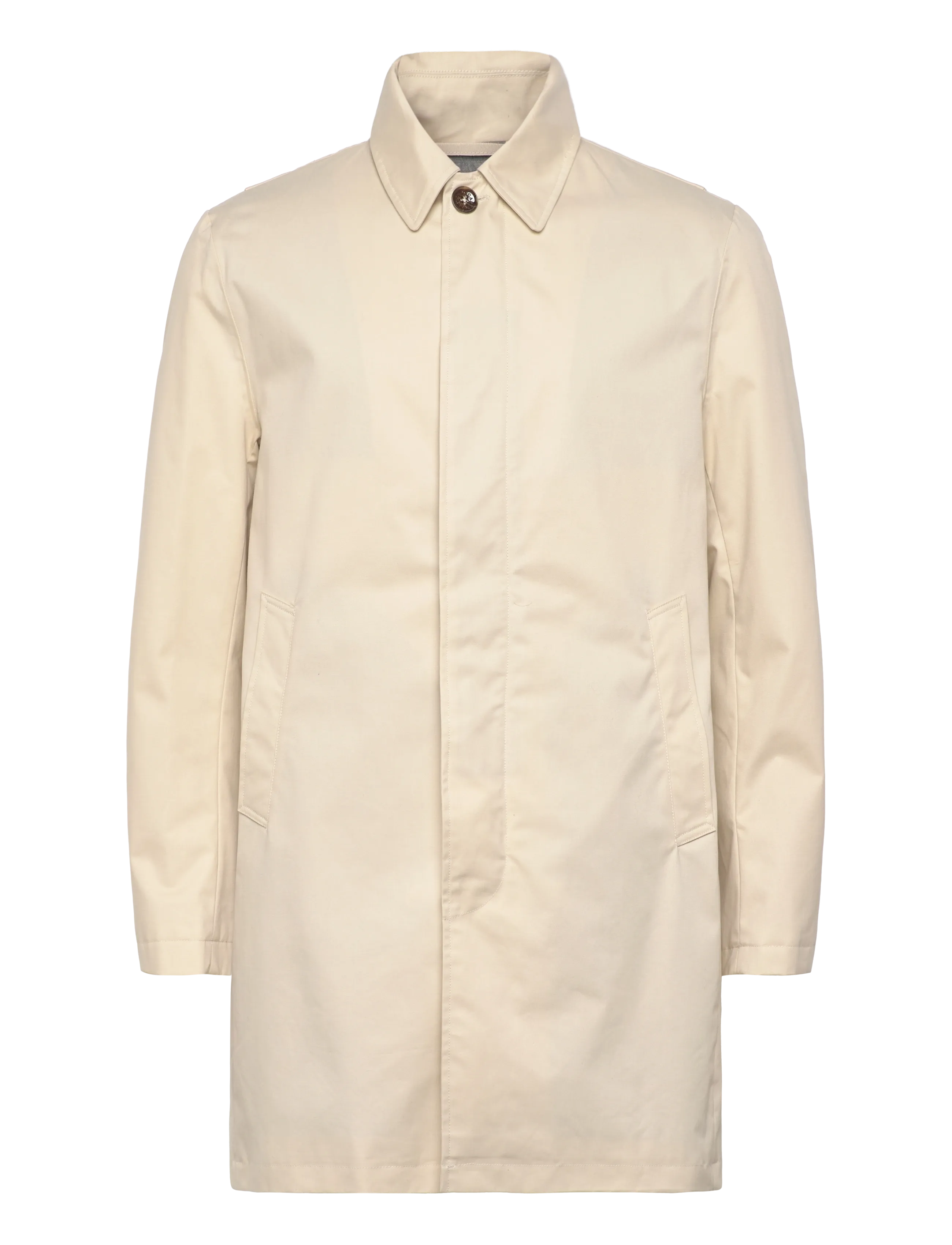 Oscar Jacobson Car Coat - Clothing - VINTAGE WHITE / cream