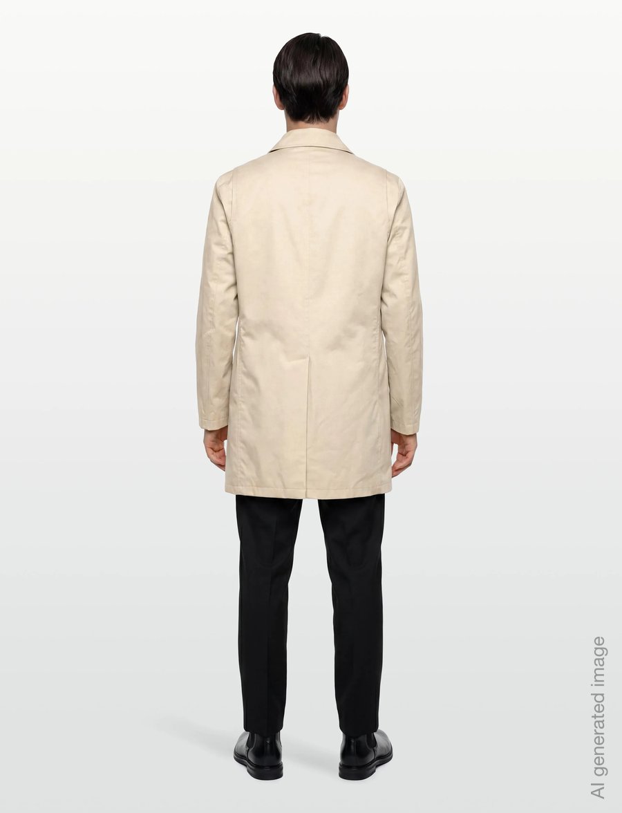 Oscar Jacobson - Car Coat - light coats - vintage white - 4