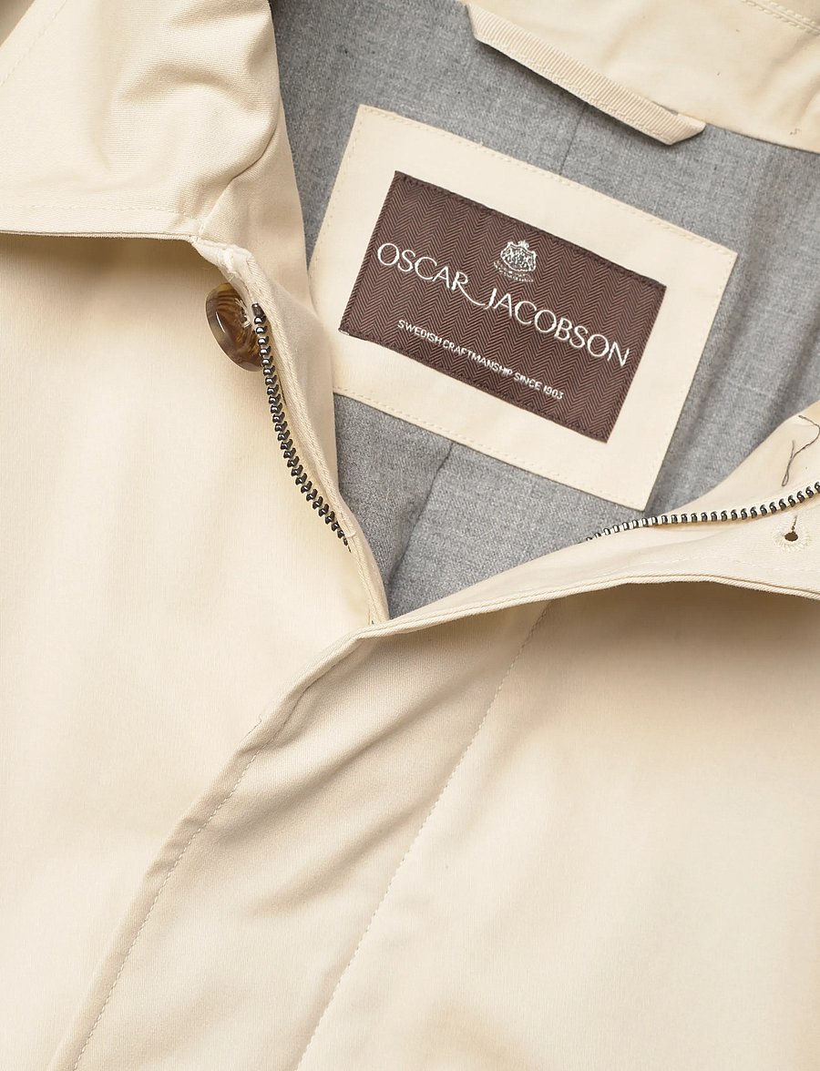 Oscar Jacobson - Car Coat - light coats - vintage white - 5