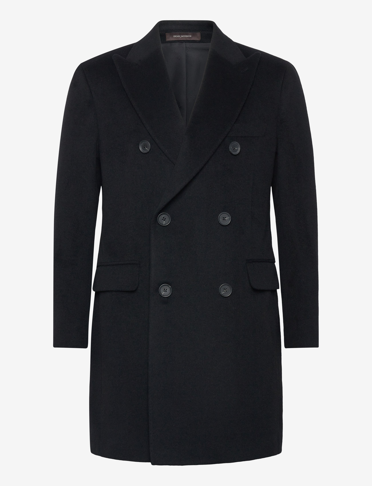 Oscar Jacobson - Silvain DB Coat - talvejoped - black - 0