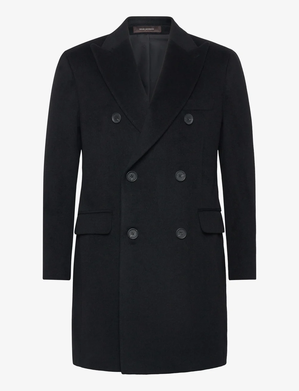 Oscar Jacobson - Silvain DB Coat - talvejoped - black - 0
