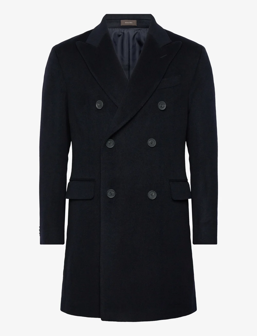 Oscar Jacobson - Silvain DB Coat - wollmäntel - navy - 0