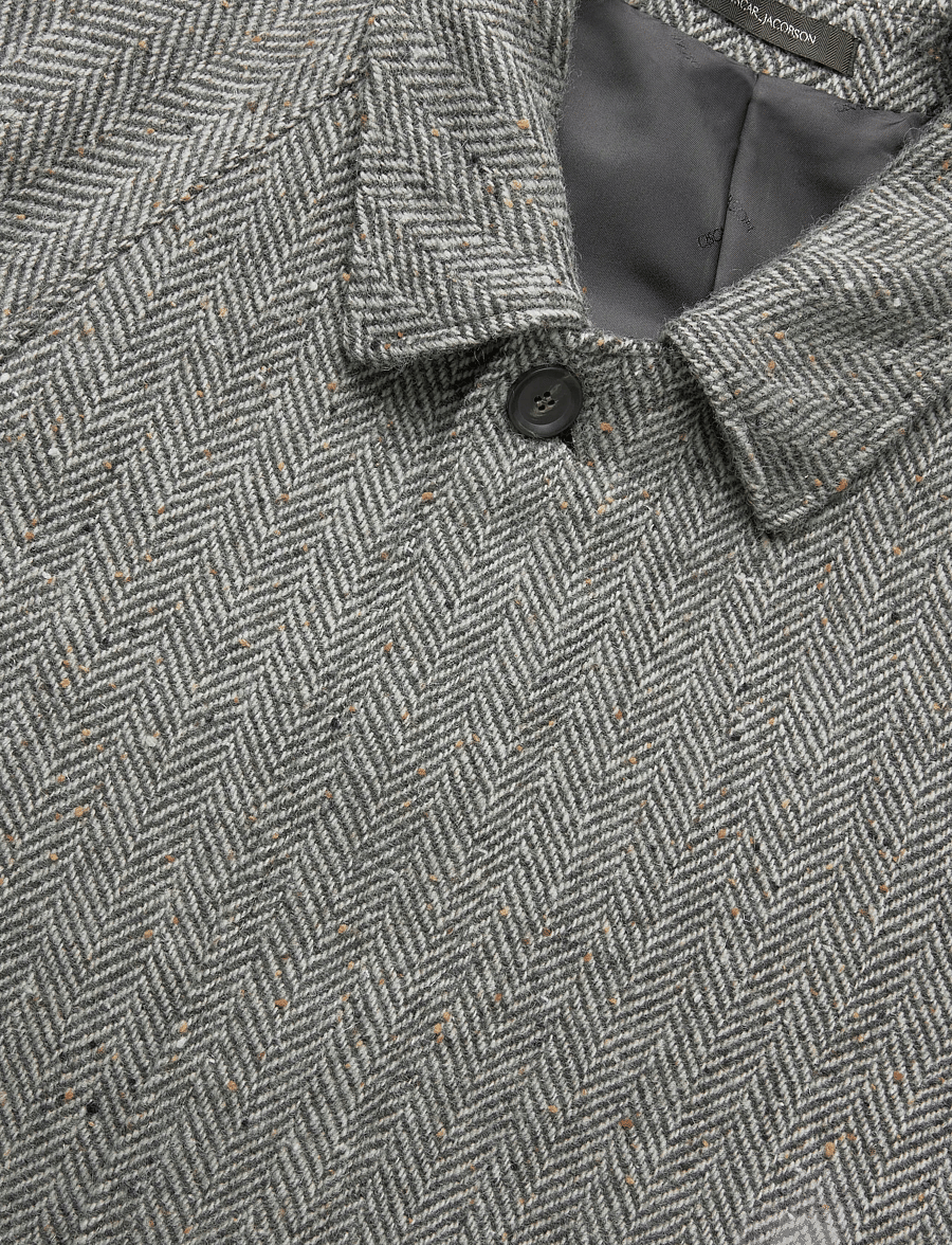 Oscar Jacobson - Raglan Coat - talvejoped - hazelnut brown - 2