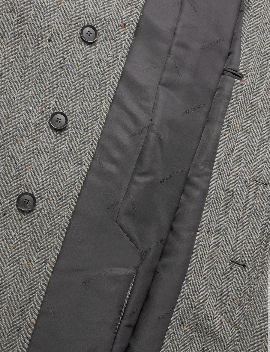 Oscar Jacobson - Raglan Coat - talvejoped - hazelnut brown - 4
