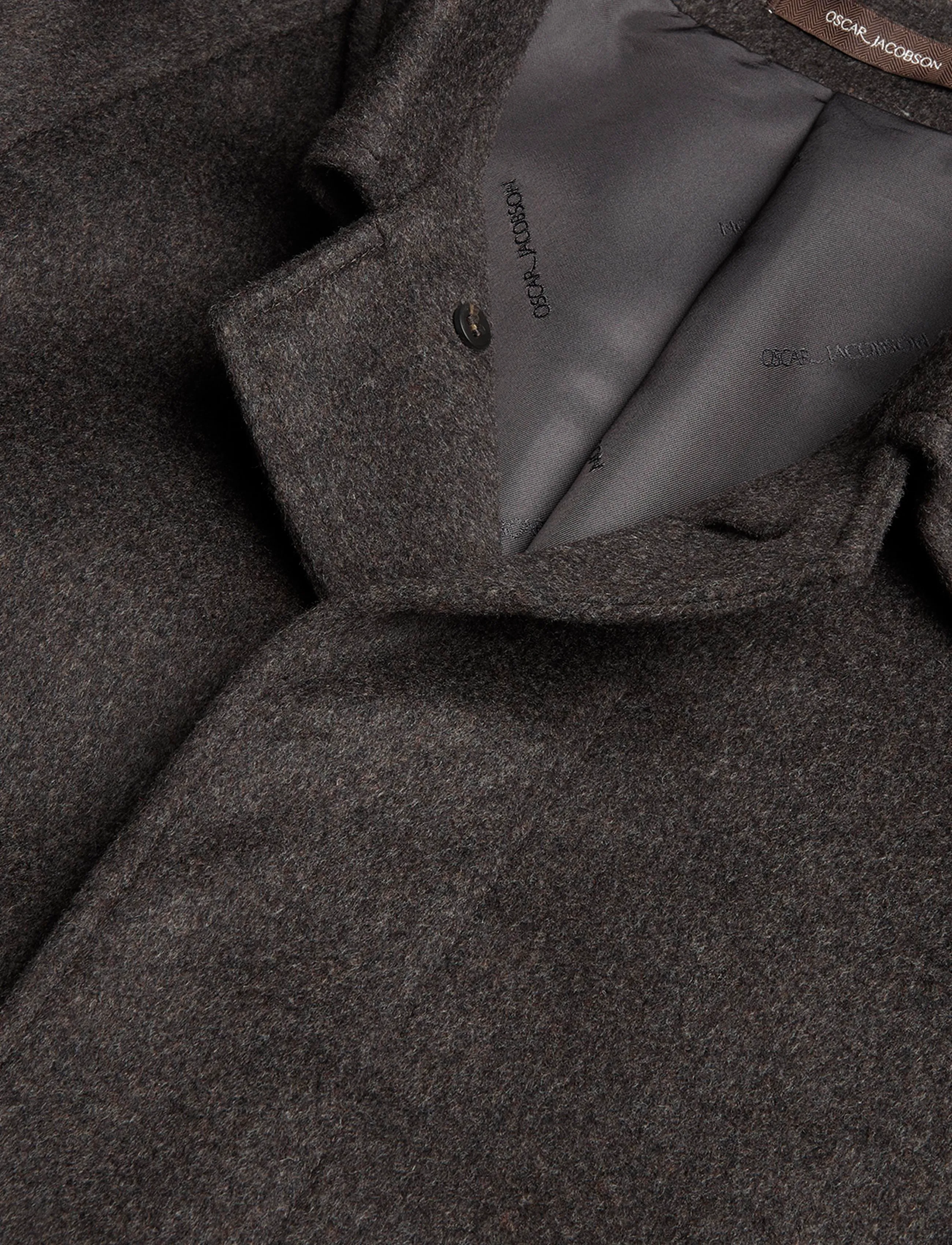 Oscar Jacobson - Raglan Coat - terra brown - 2
