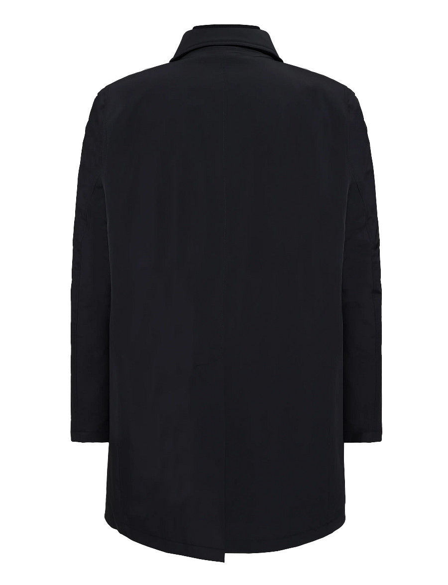 Oscar Jacobson - Zipped Padded Car Coat - light coats - navy - 1