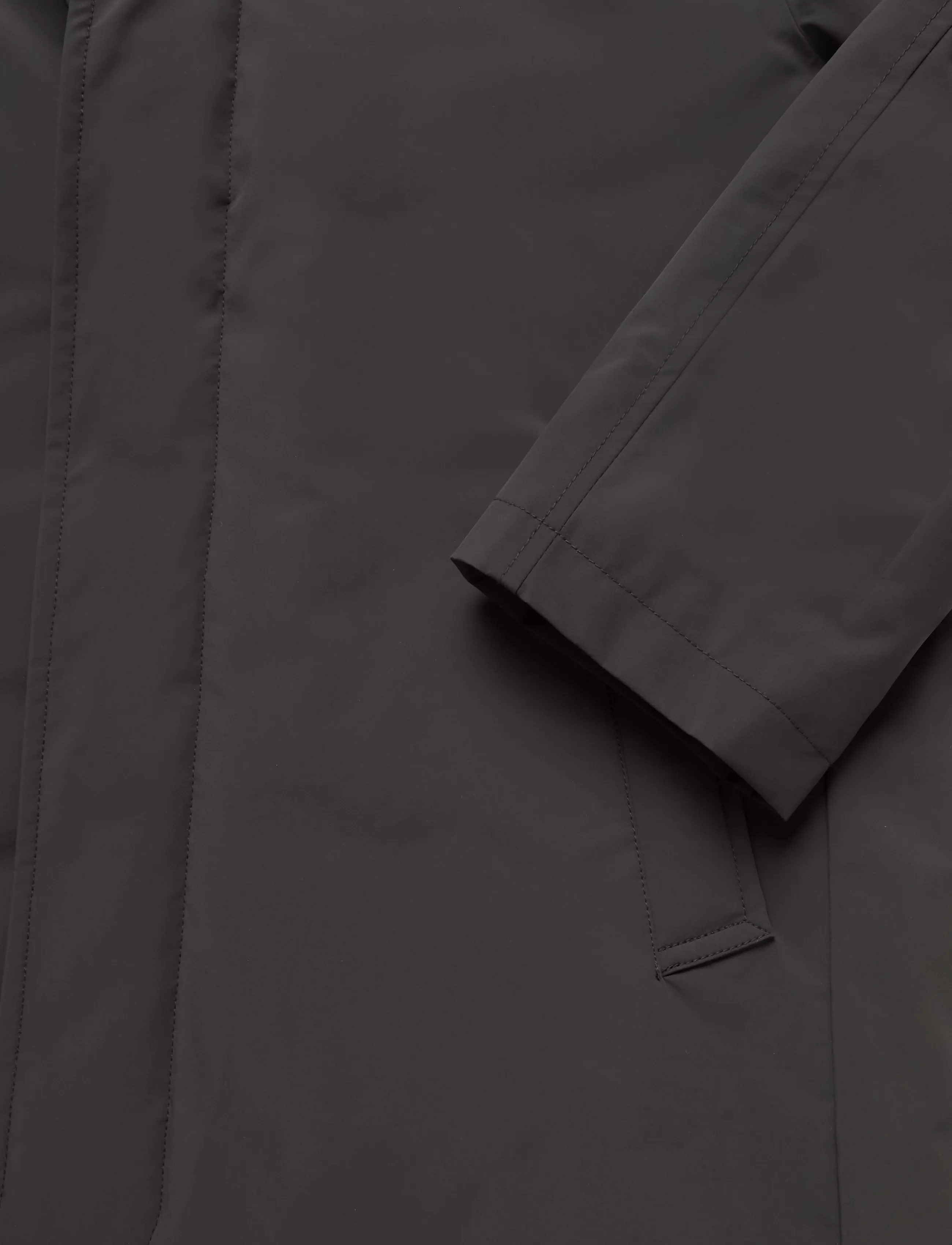 Oscar Jacobson - Zipped Padded Car Coat - terra brown - 3