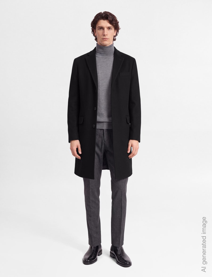 Oscar Jacobson - Sergio Coat - Žieminės striukės - black - 0
