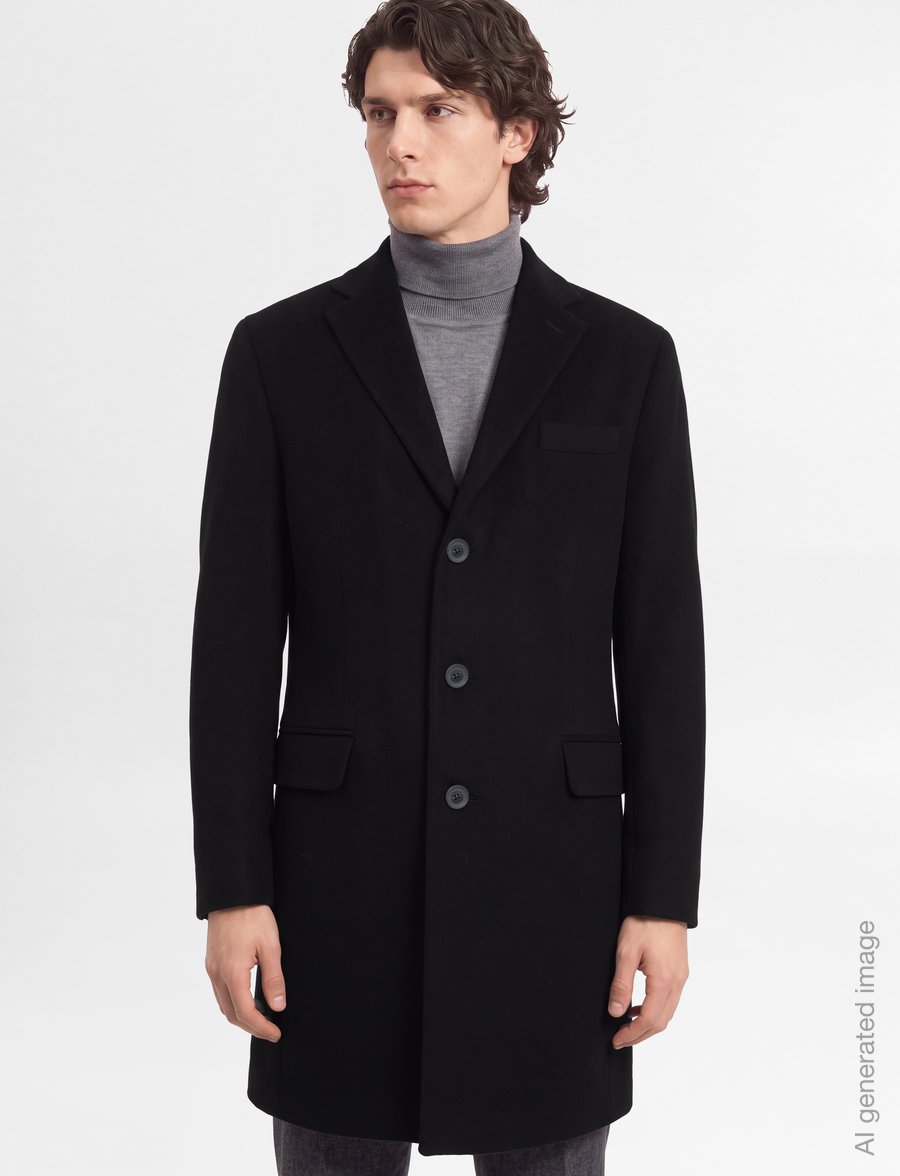 Oscar Jacobson - Sergio Coat - Žieminės striukės - black - 3
