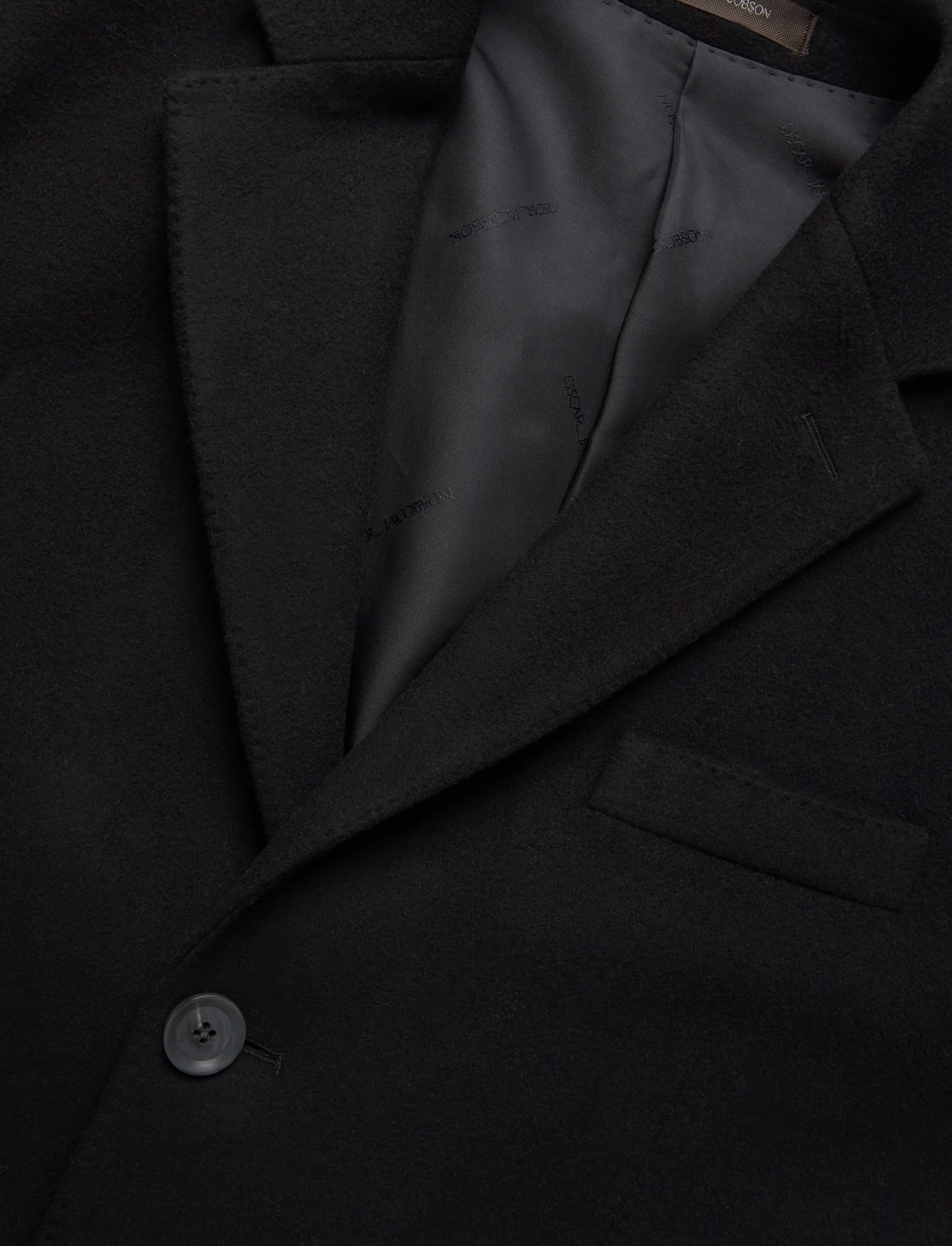 Oscar Jacobson - Sergio Coat - winter jackets - black - 2