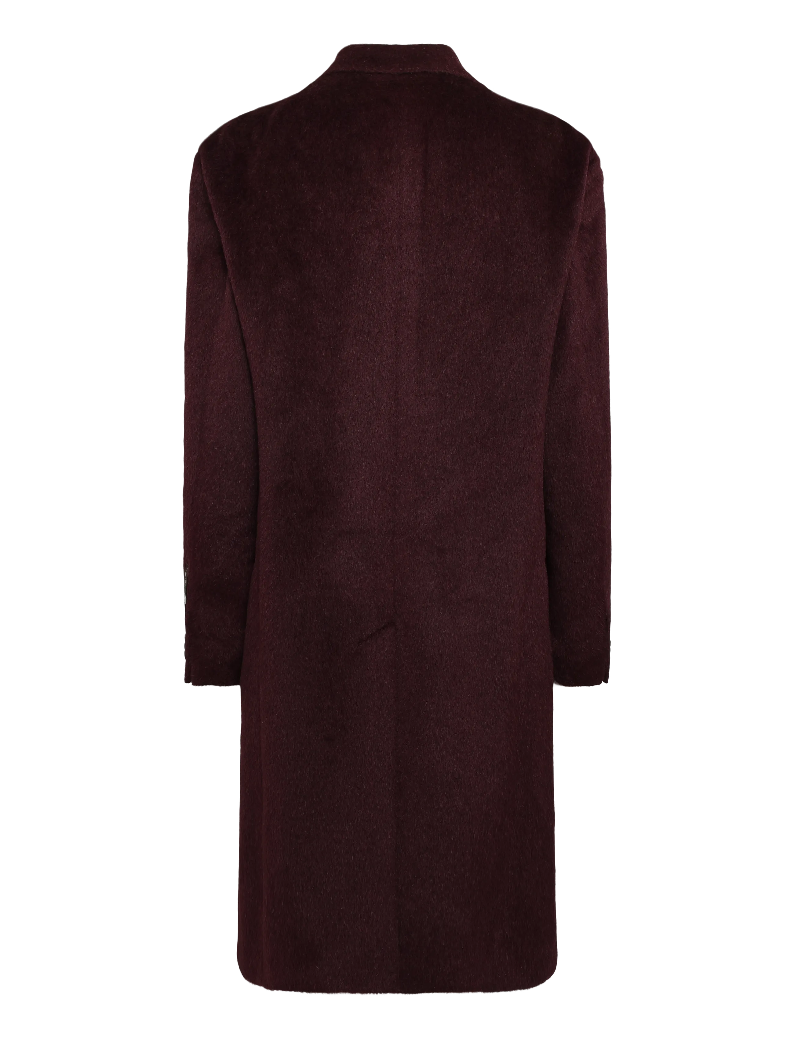 Oscar Jacobson - Sicily Double Breasted Coat - purple - 1
