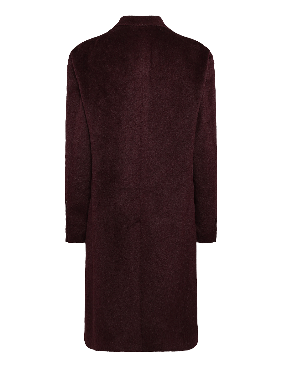 Oscar Jacobson - Sicily Double Breasted Coat - Žieminės striukės - purple - 1