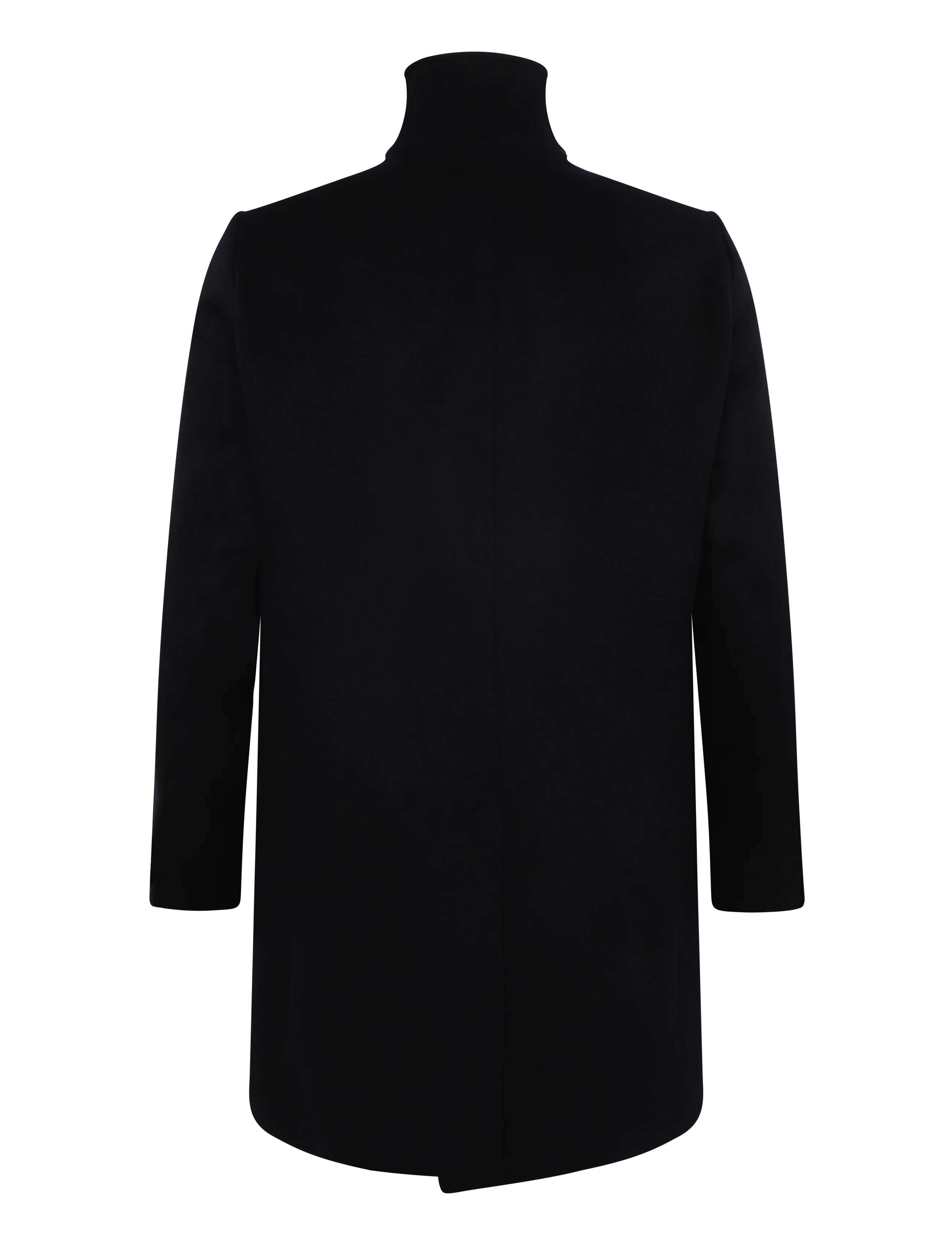 Oscar Jacobson - Chimney Collar Coat - navy - 1