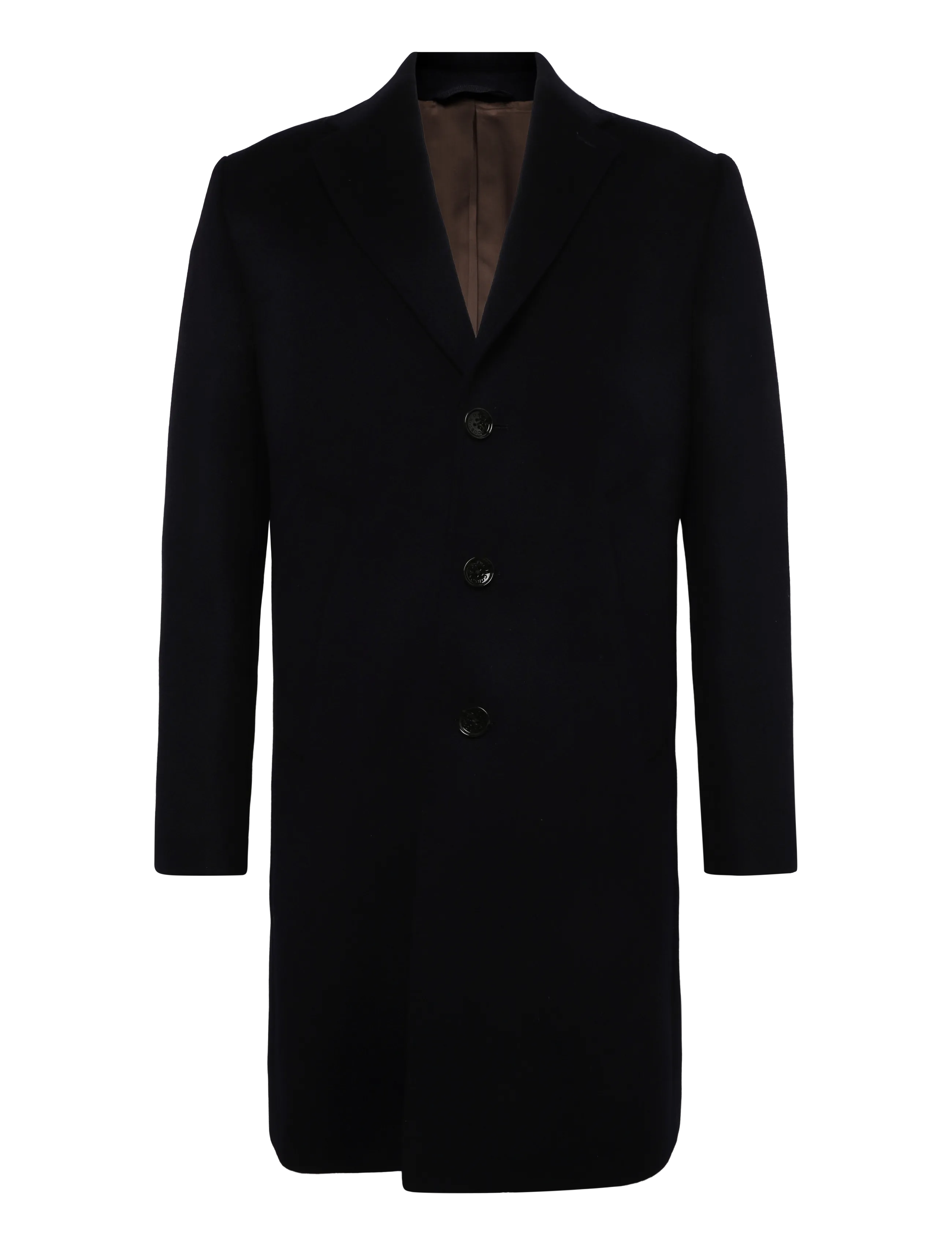 Oscar Jacobson Single Breasted Coat - Riided - NAVY / navy