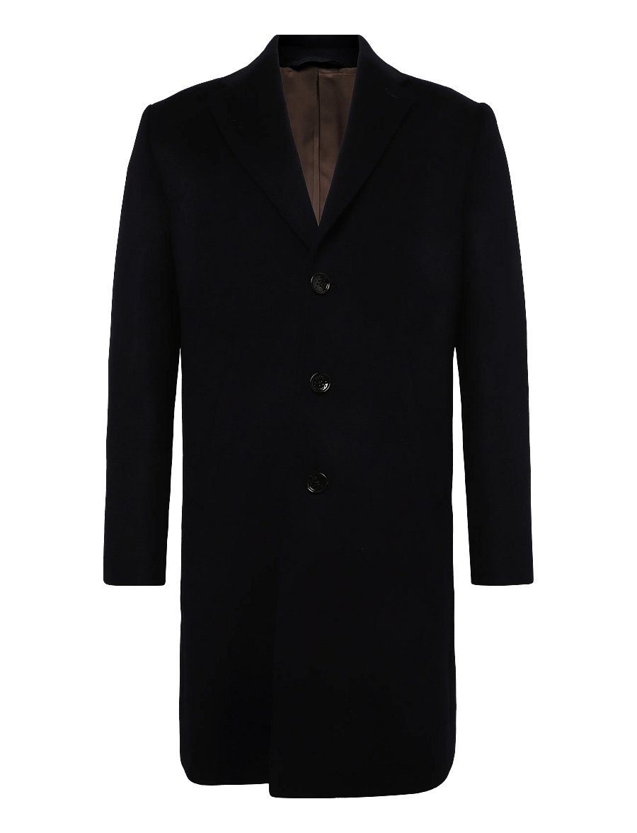 Oscar Jacobson - Single Breasted Coat - talvejoped - navy - 0