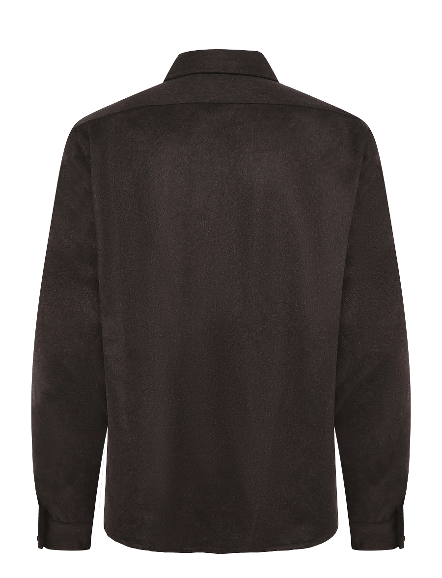 Oscar Jacobson - Maverick Shirt Jacket - winterjacken - dark brown - 1