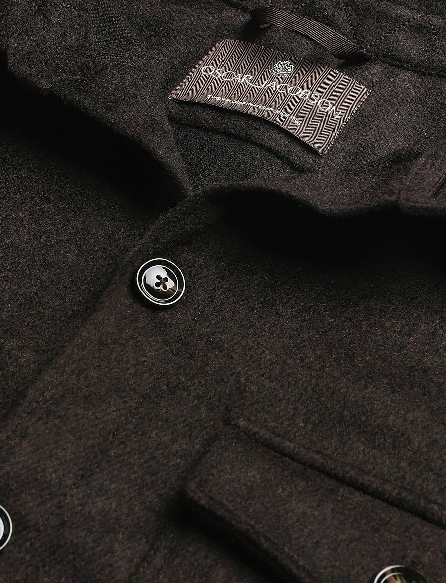 Oscar Jacobson - Maverick Shirt Jacket - winterjacken - dark brown - 2