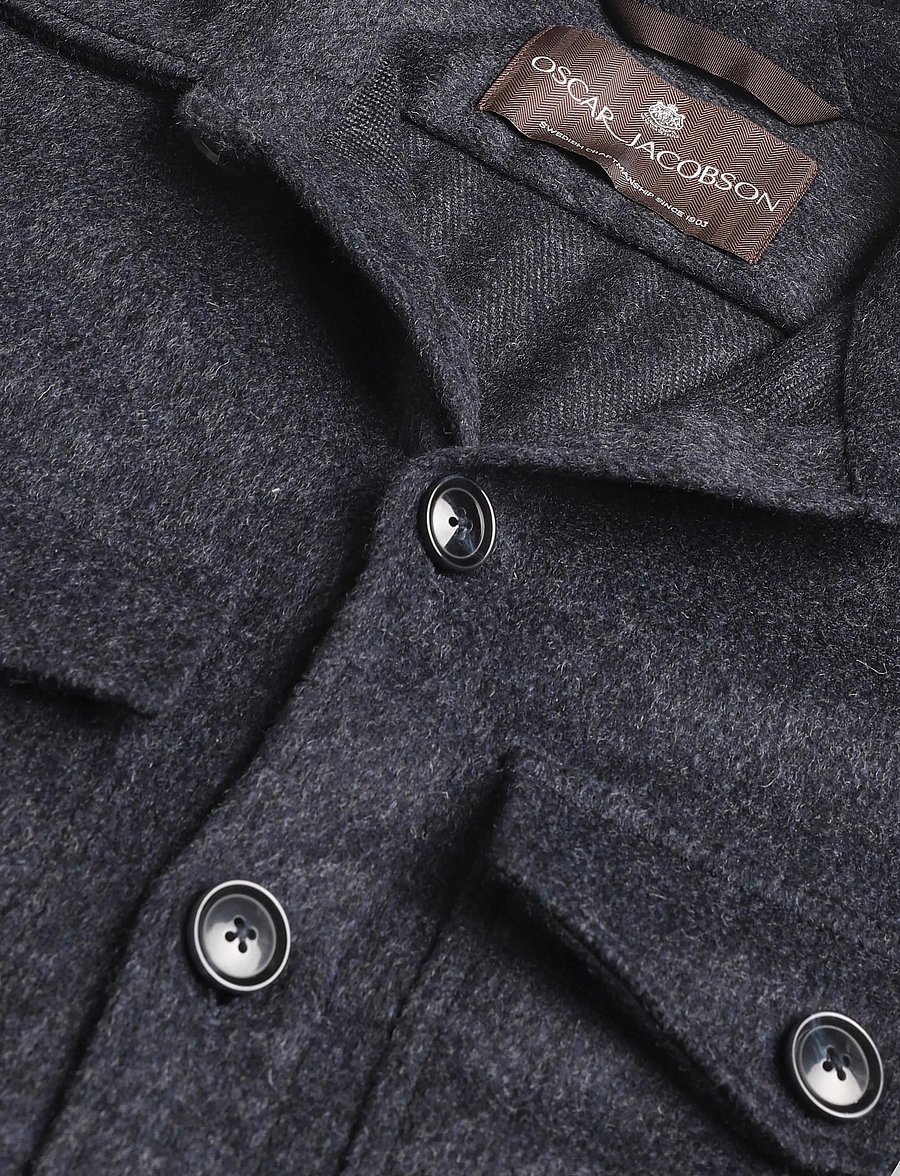 Oscar Jacobson - Maverick Shirt Jacket - winterjacken - matty blue - 2