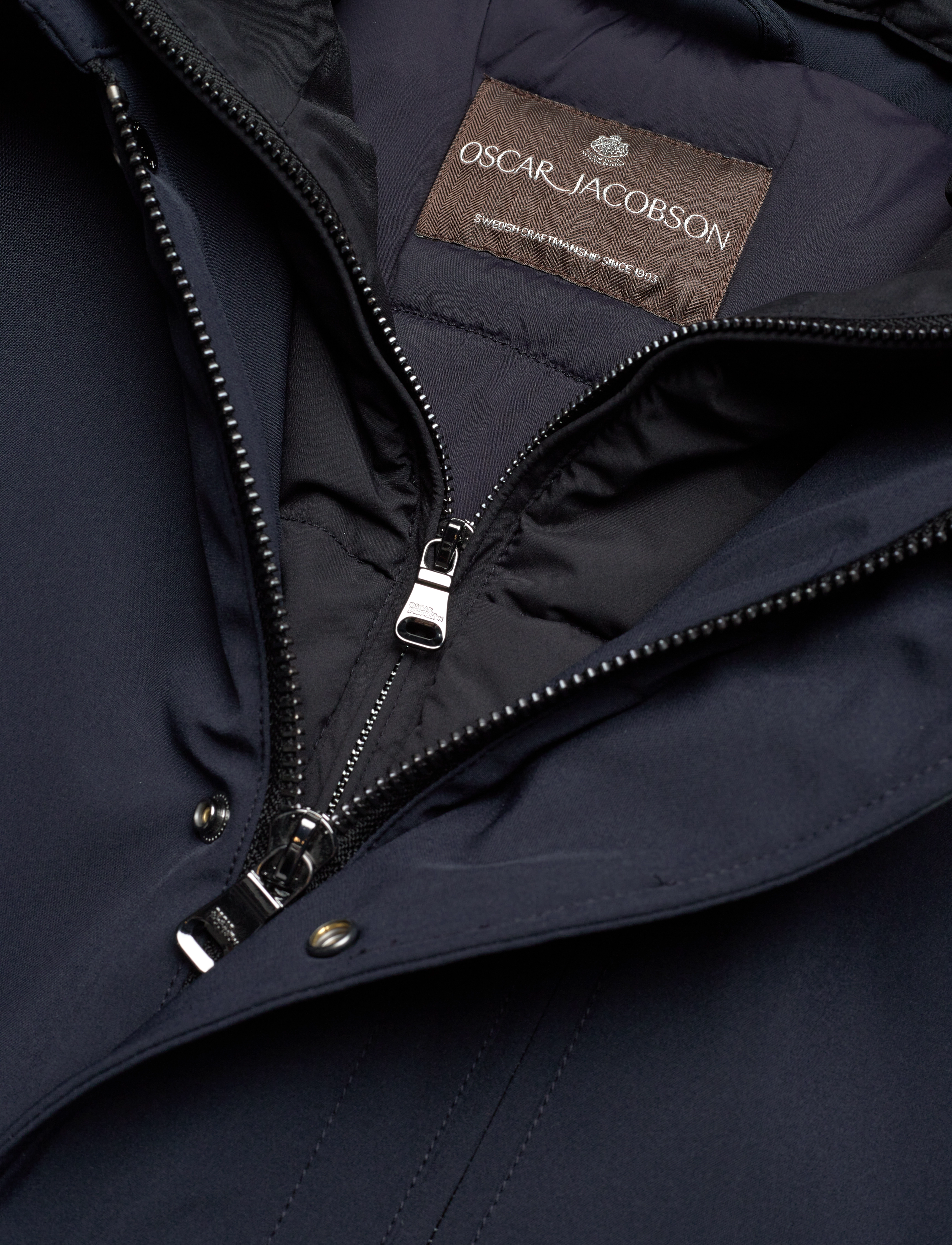 Oscar Jacobson - Wynter Padded Jacket - parkas - navy - 2