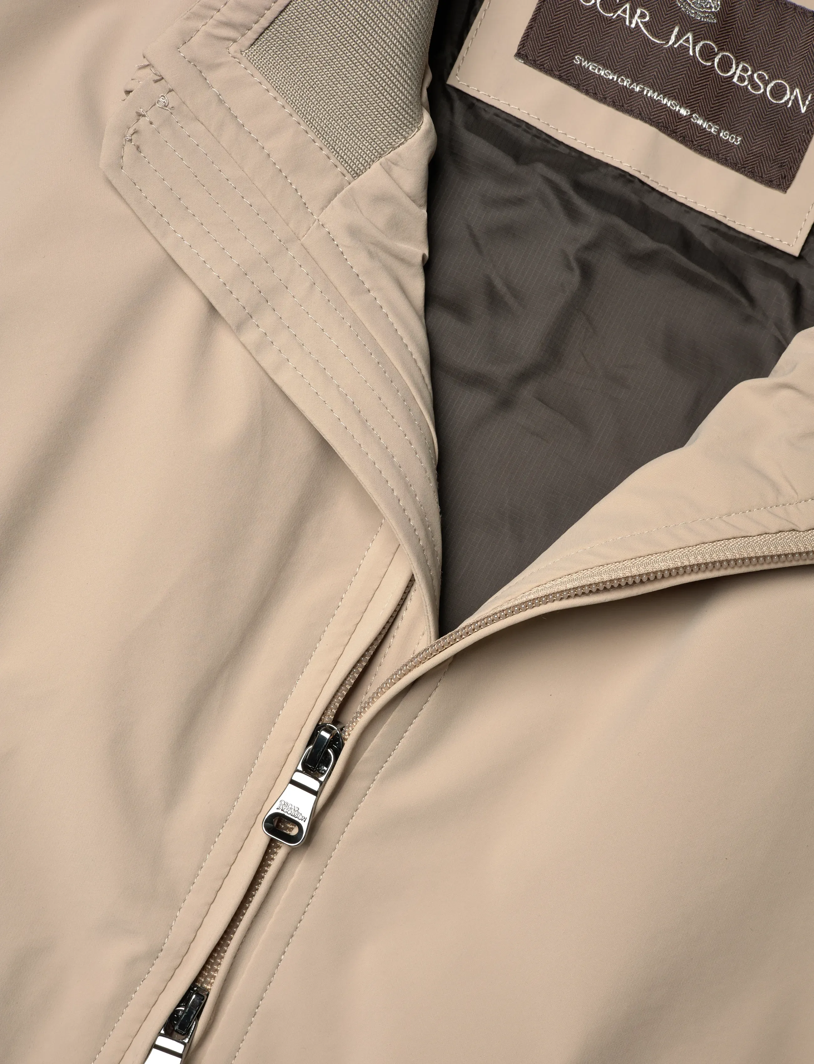 Oscar Jacobson - Bomber Jacket - bomber jackets - kit white - 2