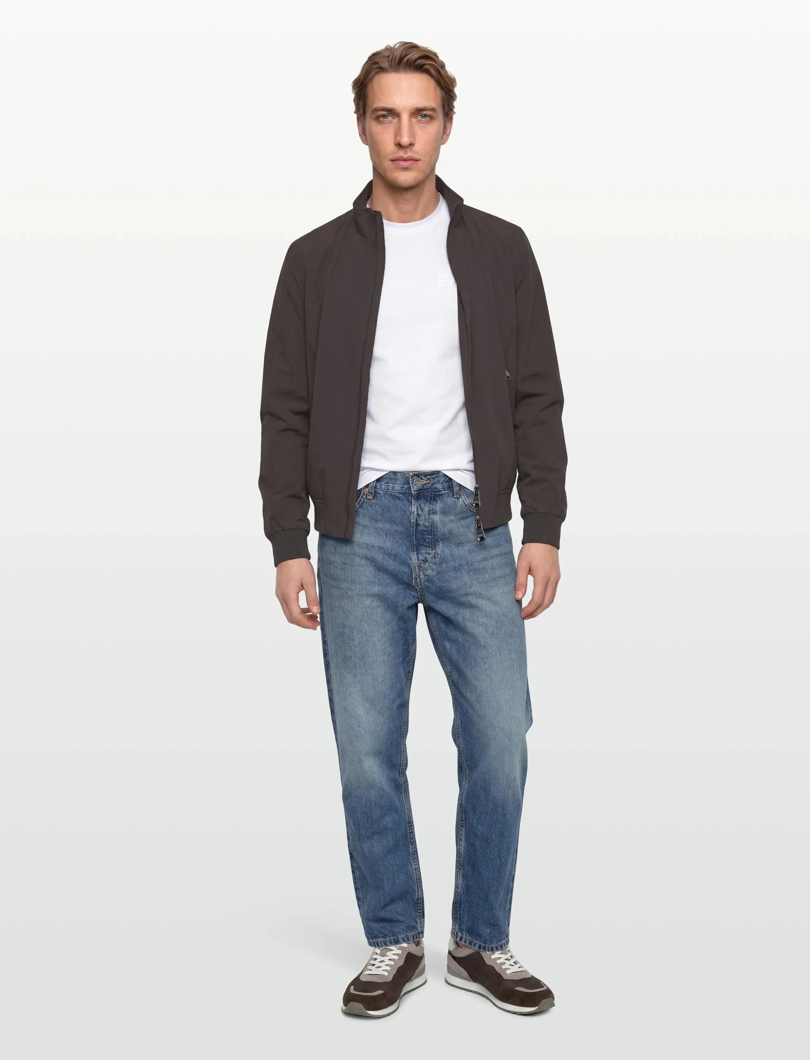 Oscar Jacobson Bomber Jacket, 58, Brown, Jakker > Bomberjakker, Herre
