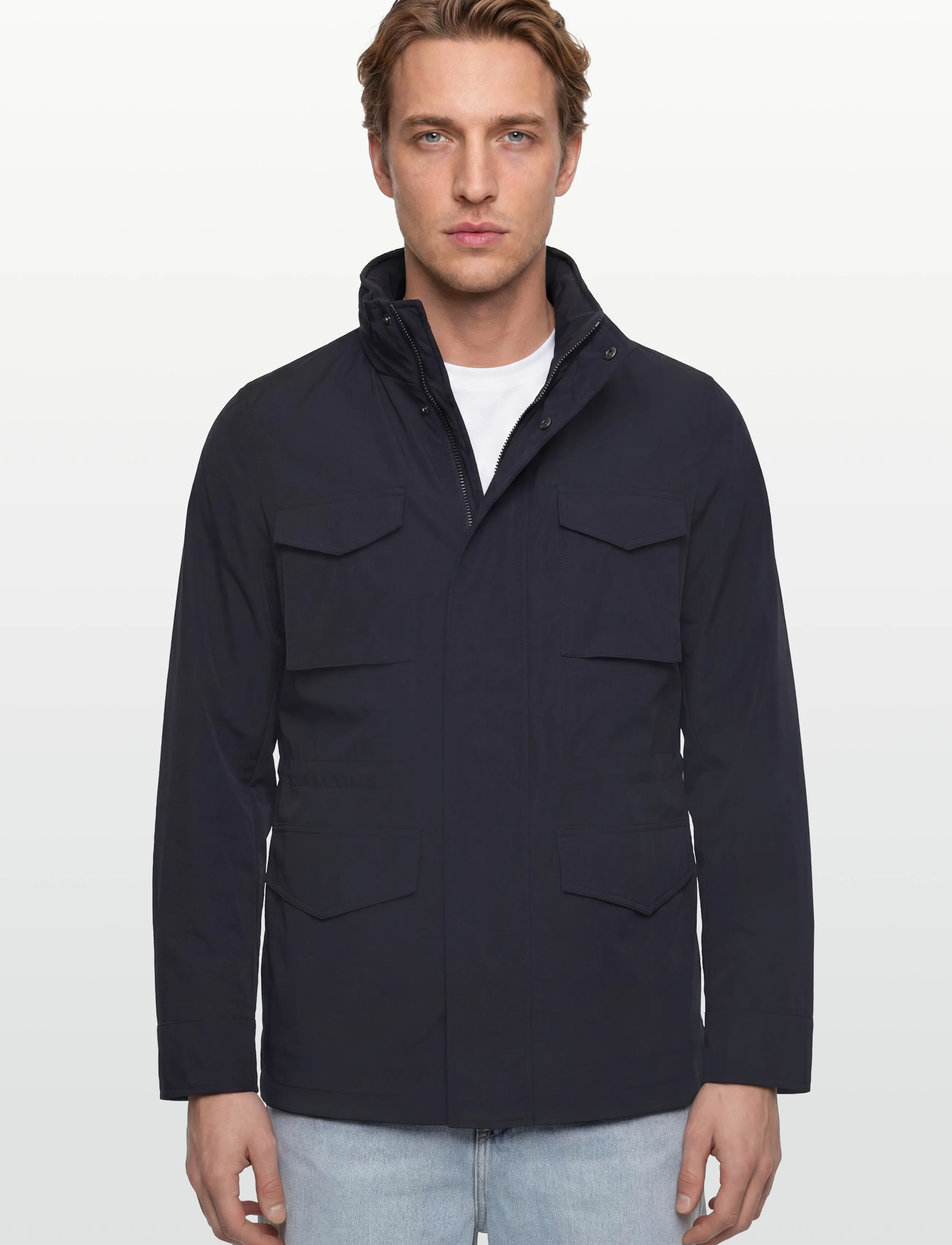 Oscar Jacobson - M-65 Field Jacket - vestes matelassées - navy - 4