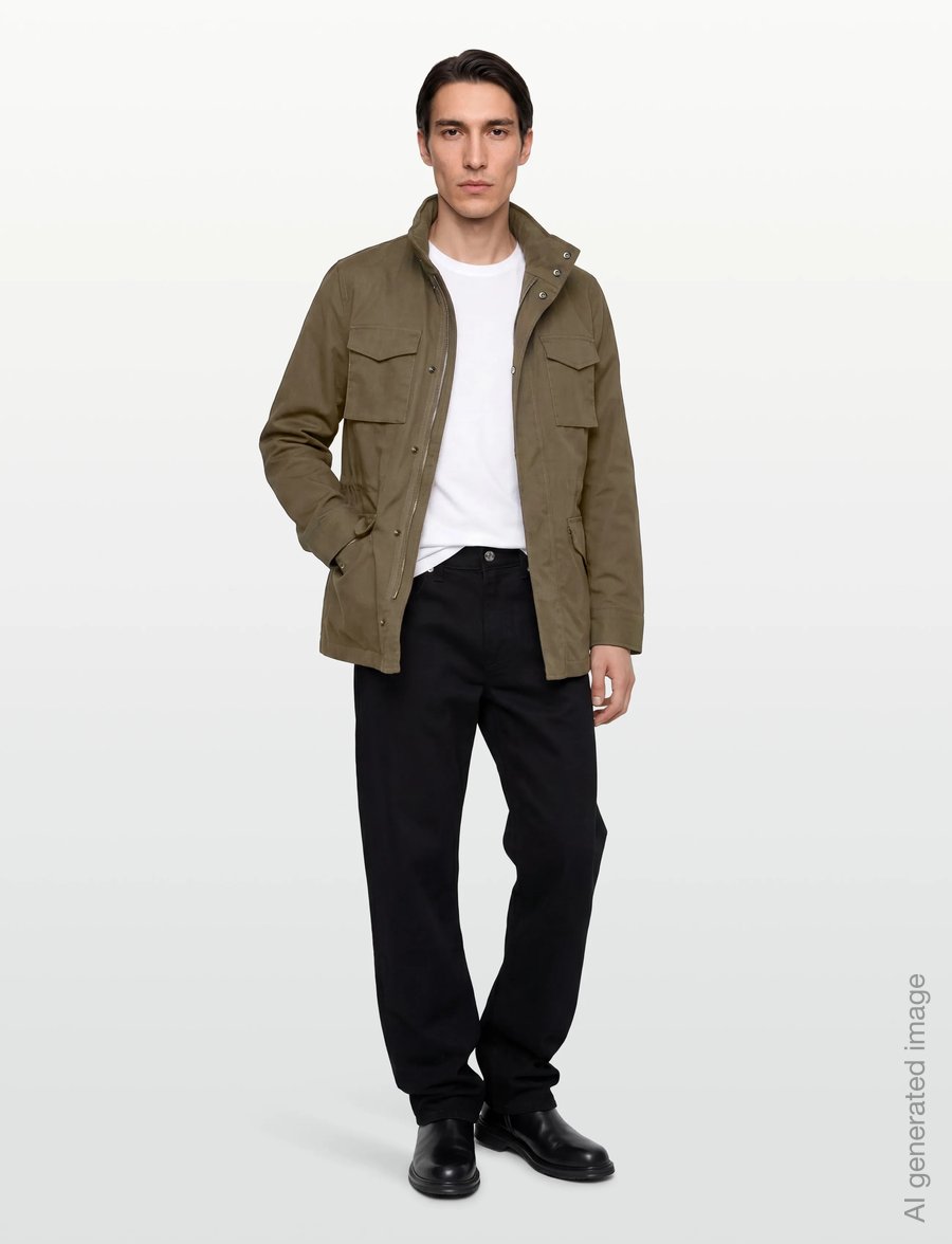 Oscar Jacobson - M-65 Field Jacket - vindjakker - khaki brown green - 0